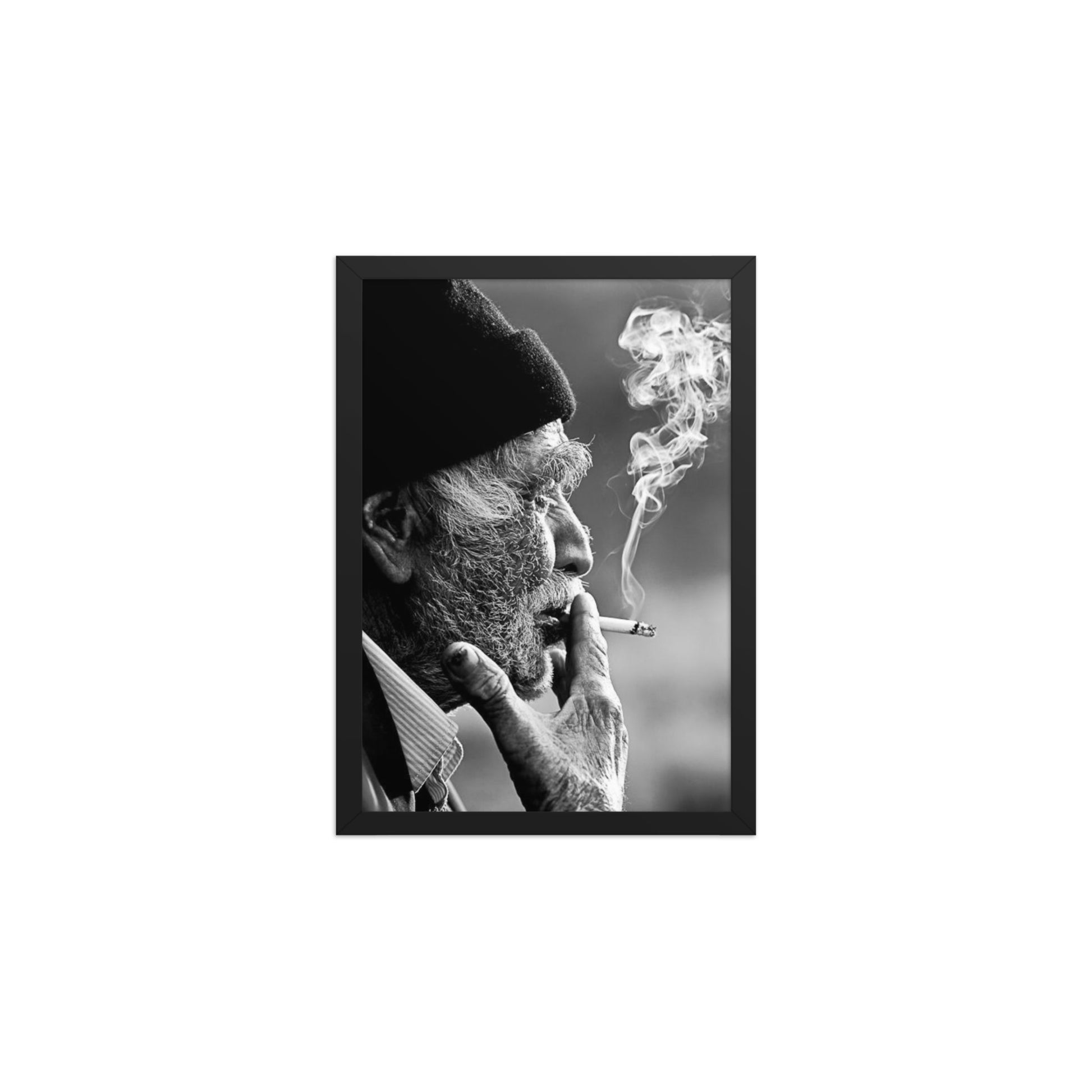 Old Kurdish Man Framed Poster | Heritage Portrait - Kurdish Wall Art Poster | MarsoniPrint