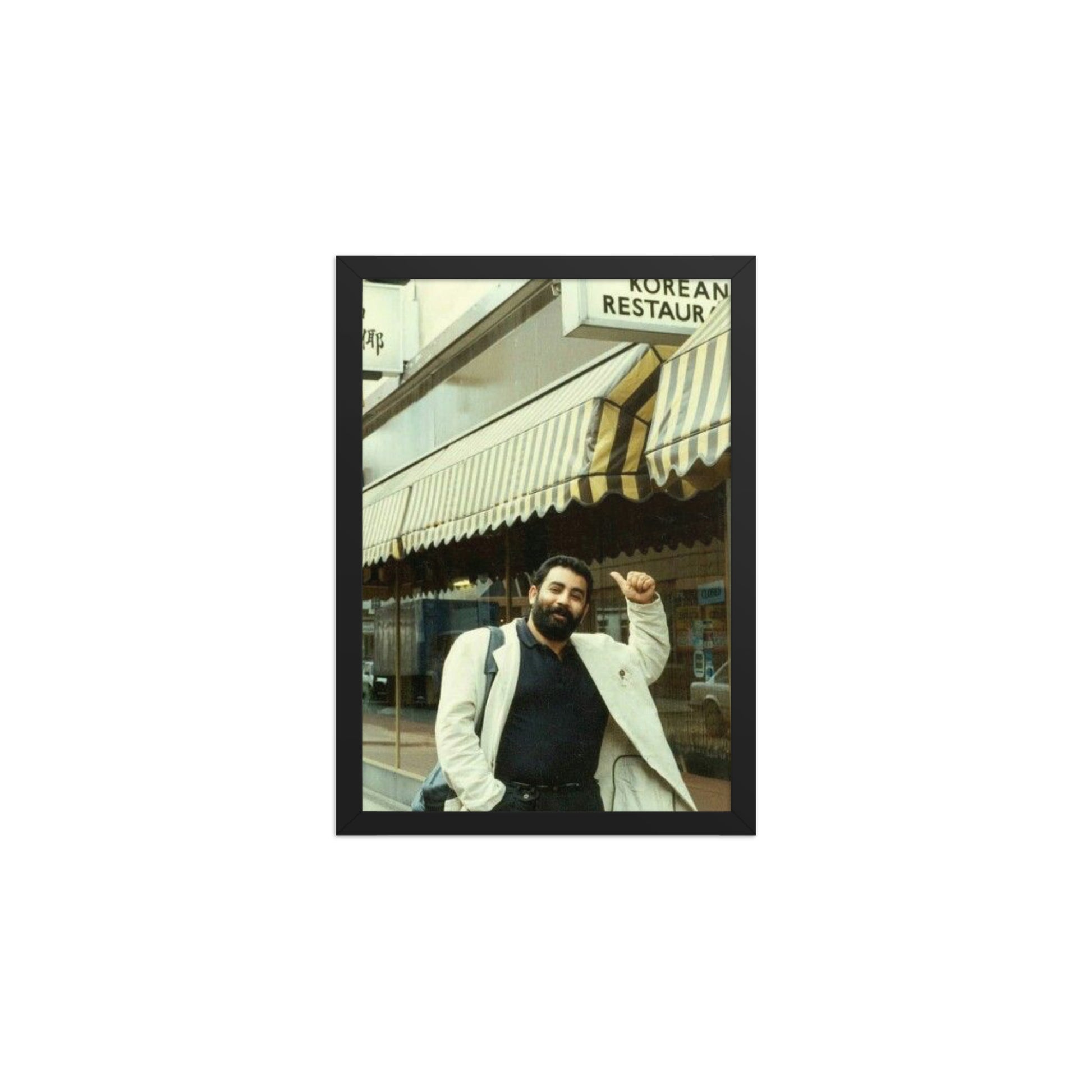 Ahmet Kaya Kurdish Framed Poster | Matte Wall Art - Kurdish Wall Art Poster | MarsoniPrint