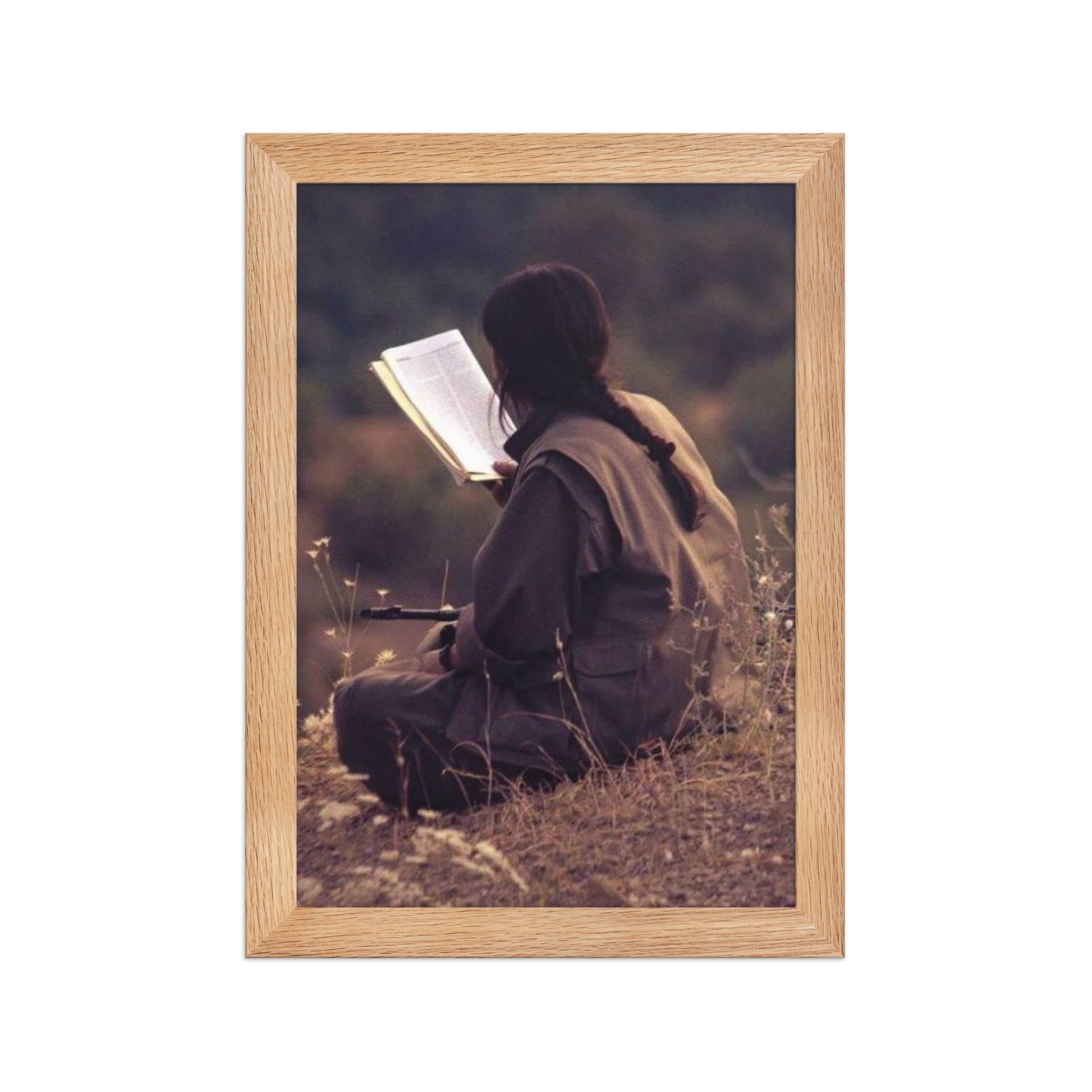 Hewal Kurdish Woman Framed Poster | Matte Art - Kurdish Wall Art Poster | MarsoniPrint
