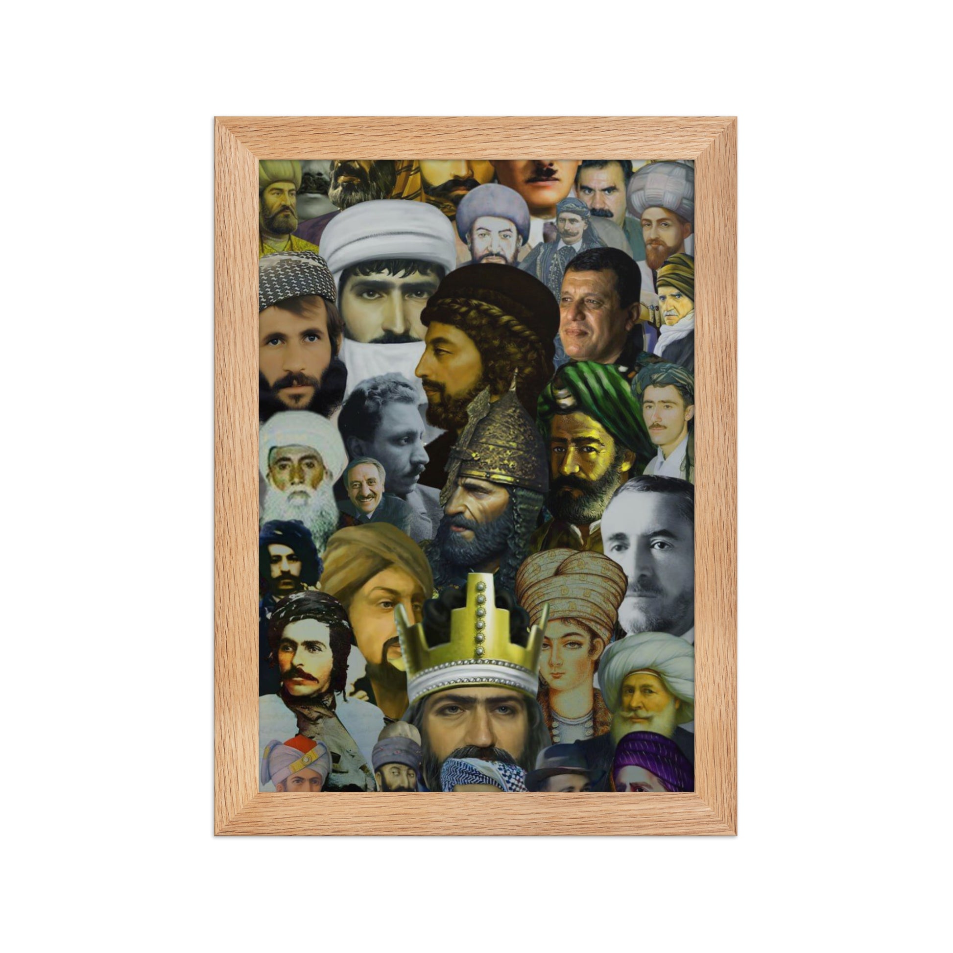 The Kurds Leaders Poster | Framed Kurdish Wall Art - Kurdish Wall Art Poster | MarsoniPrint