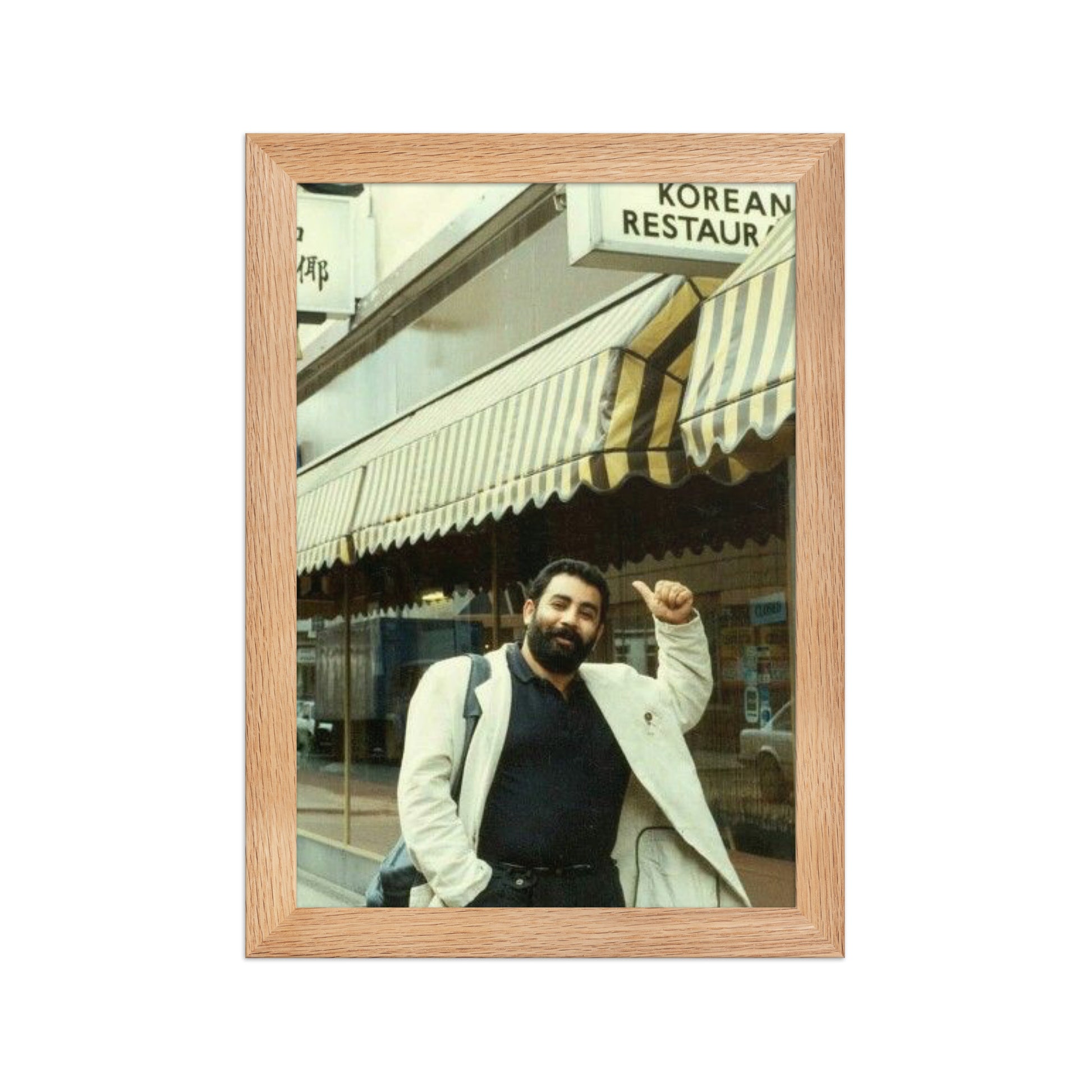 Ahmet Kaya Kurdish Framed Poster | Matte Wall Art - Kurdish Wall Art Poster | MarsoniPrint