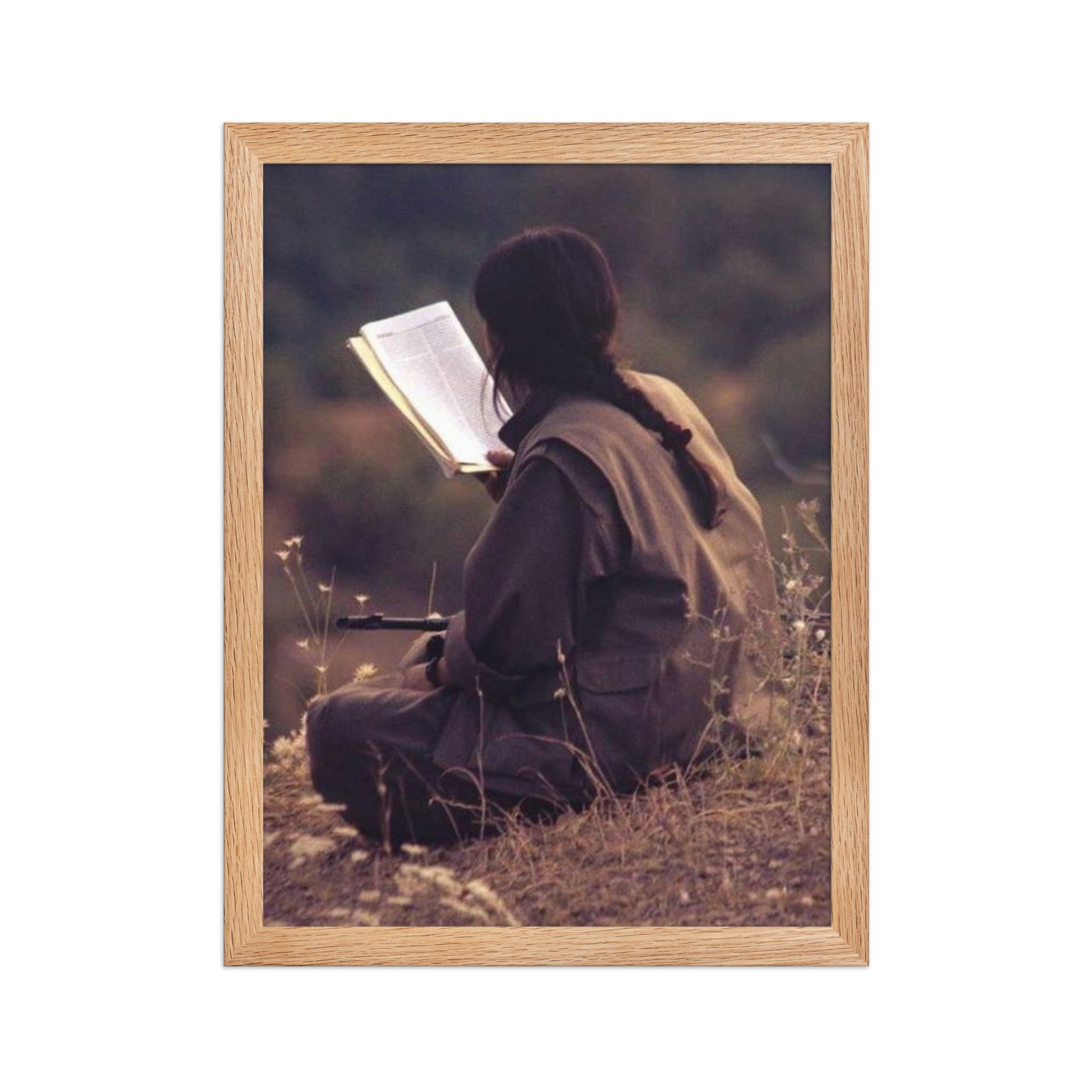 Hewal Kurdish Woman Framed Poster | Matte Art - Kurdish Wall Art Poster | MarsoniPrint