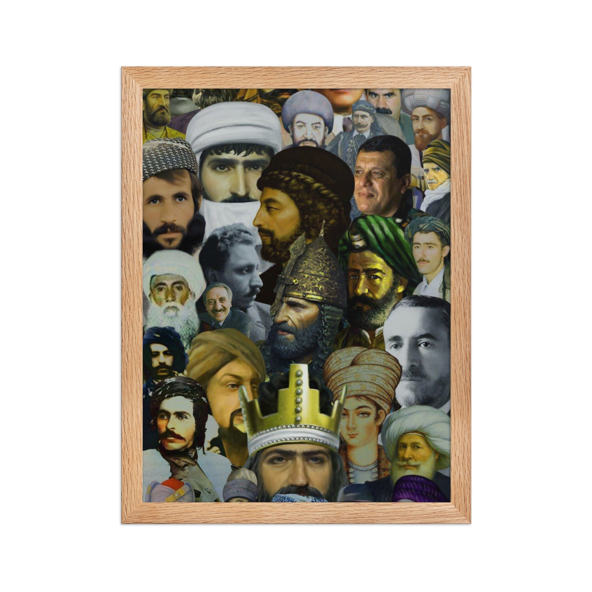The Kurds Leaders Poster | Framed Kurdish Wall Art - Kurdish Wall Art Poster | MarsoniPrint