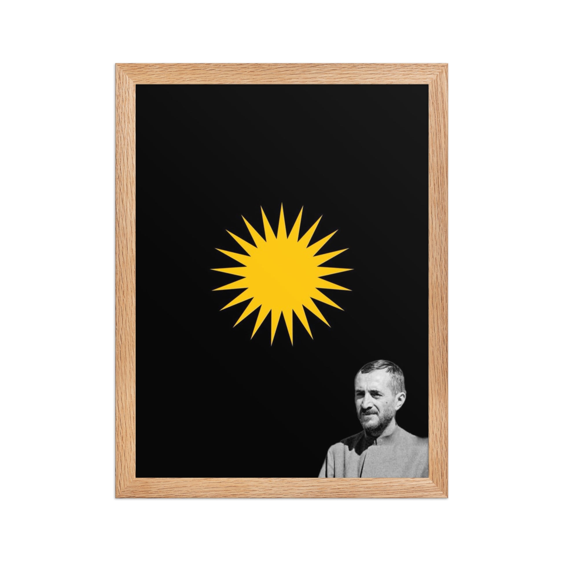 Qazi Muhammad Framed Poster | Kurdish History Art - Kurdish Wall Art Poster | MarsoniPrint