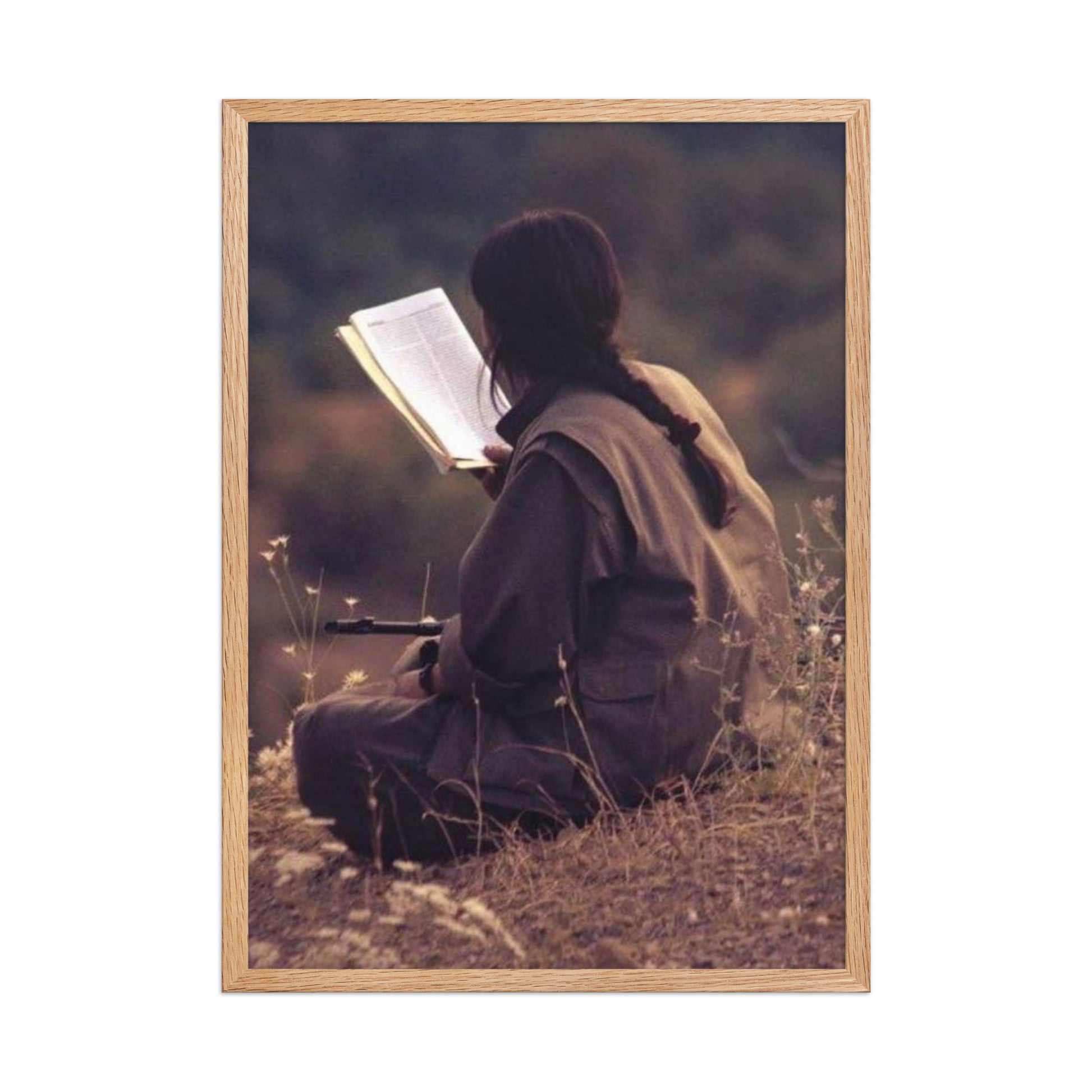 Hewal Kurdish Woman Framed Poster | Matte Art - Kurdish Wall Art Poster | MarsoniPrint