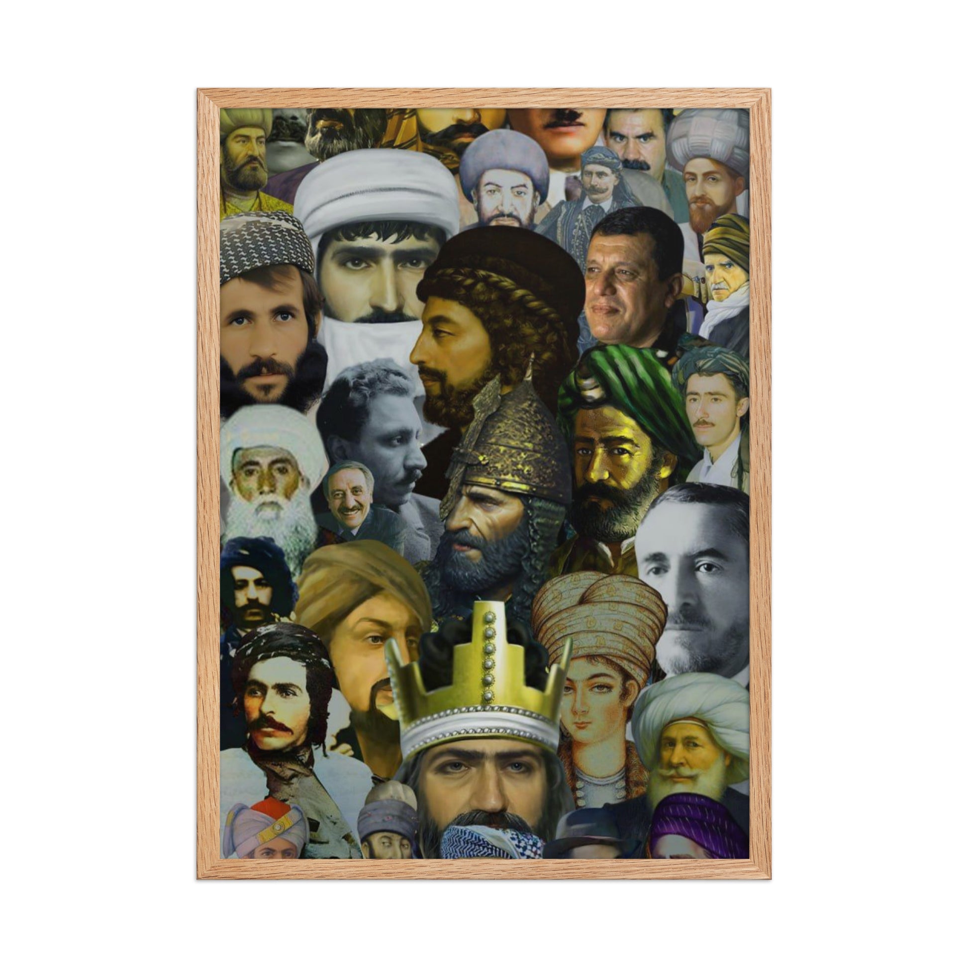 The Kurds Leaders Poster | Framed Kurdish Wall Art - Kurdish Wall Art Poster | MarsoniPrint