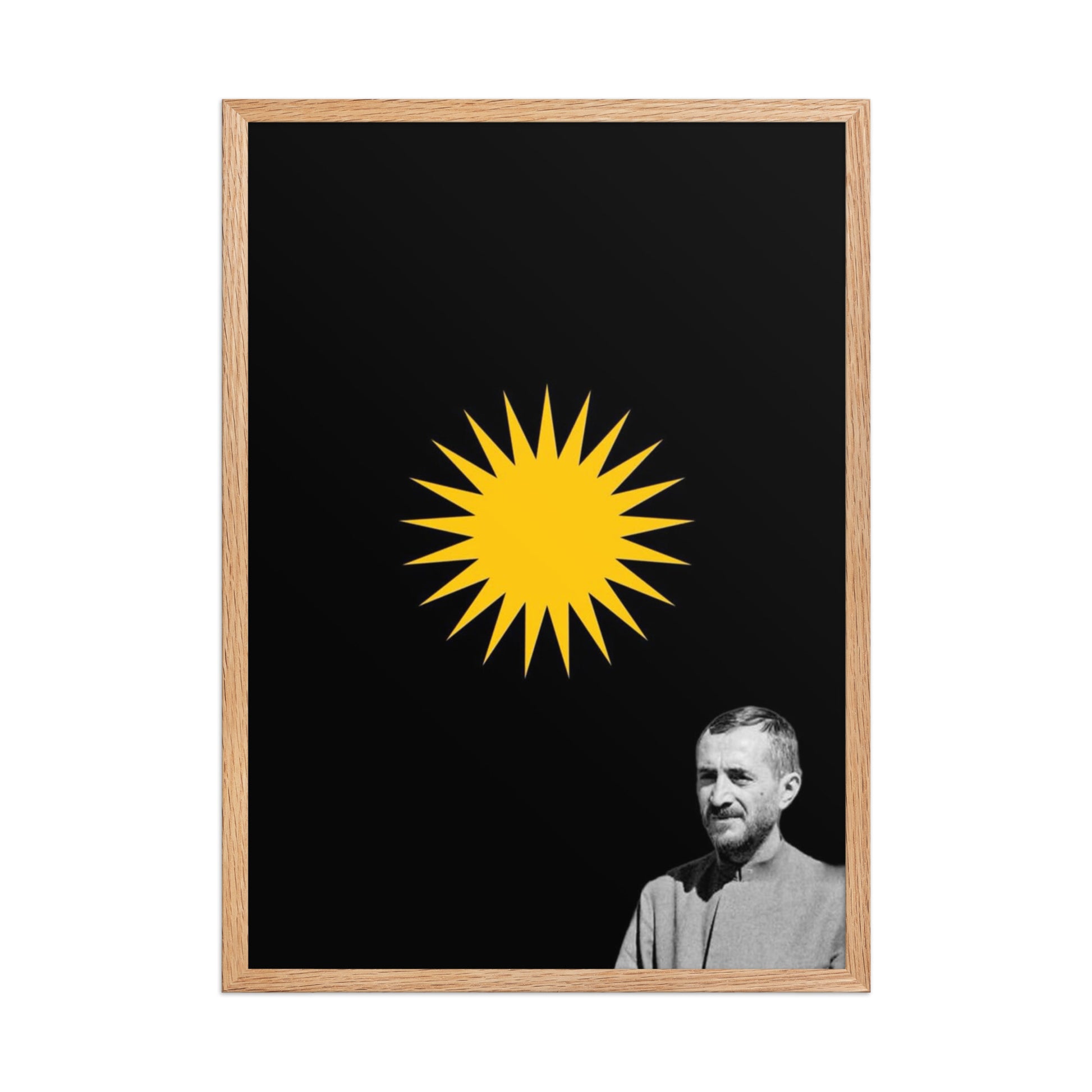 Qazi Muhammad Framed Poster | Kurdish History Art - Kurdish Wall Art Poster | MarsoniPrint