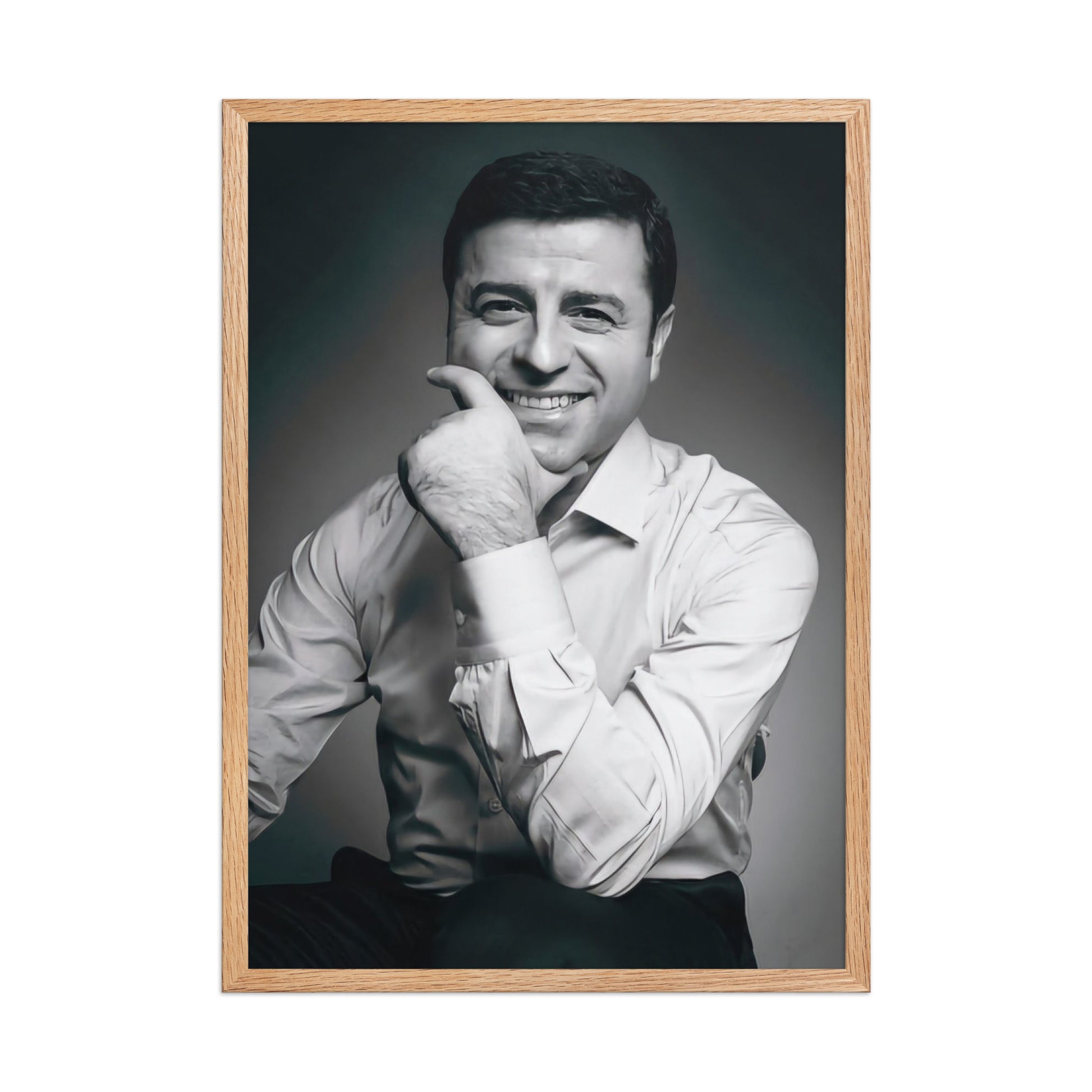 Selahattin Demirtas Framed Poster | Kurdish Identity Wall Art - Kurdish Wall Art Poster | MarsoniPrint
