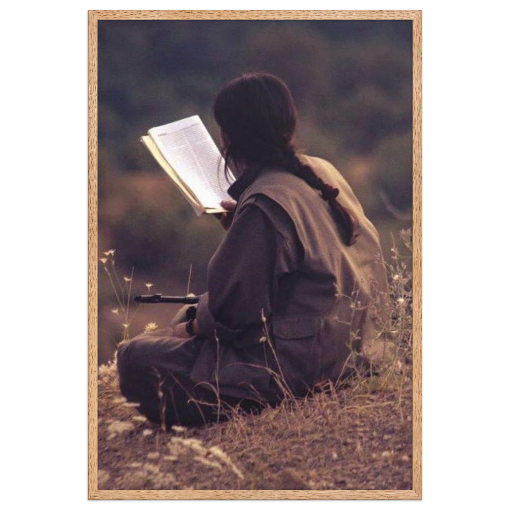 Hewal Kurdish Woman Framed Poster | Matte Art - Kurdish Wall Art Poster | MarsoniPrint