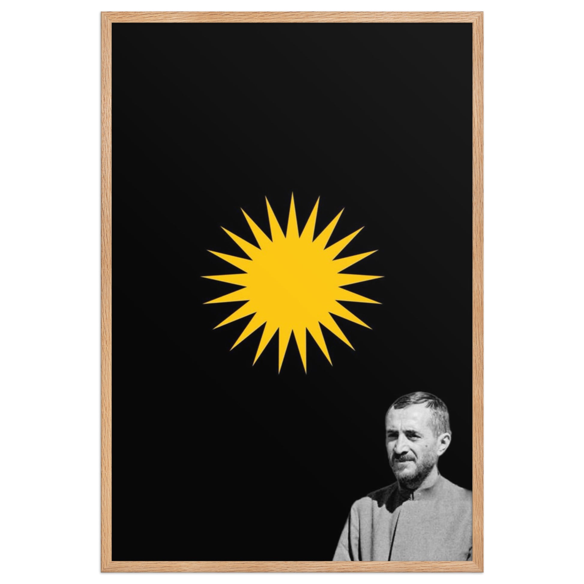 Qazi Muhammad Framed Poster | Kurdish History Art - Kurdish Wall Art Poster | MarsoniPrint