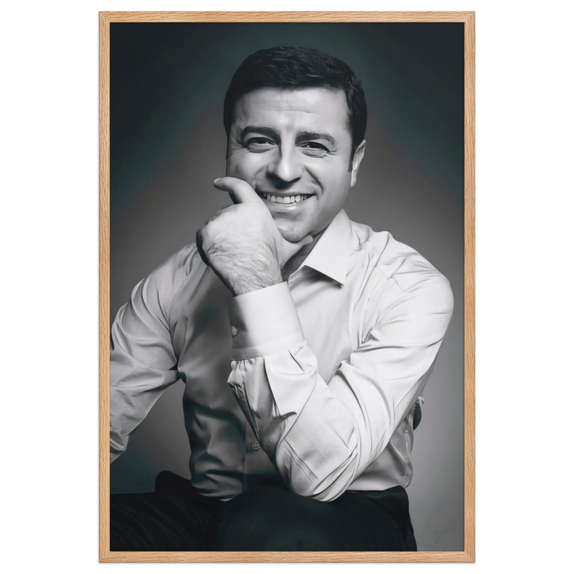 Selahattin Demirtas Framed Poster | Kurdish Identity Wall Art - Kurdish Wall Art Poster | MarsoniPrint