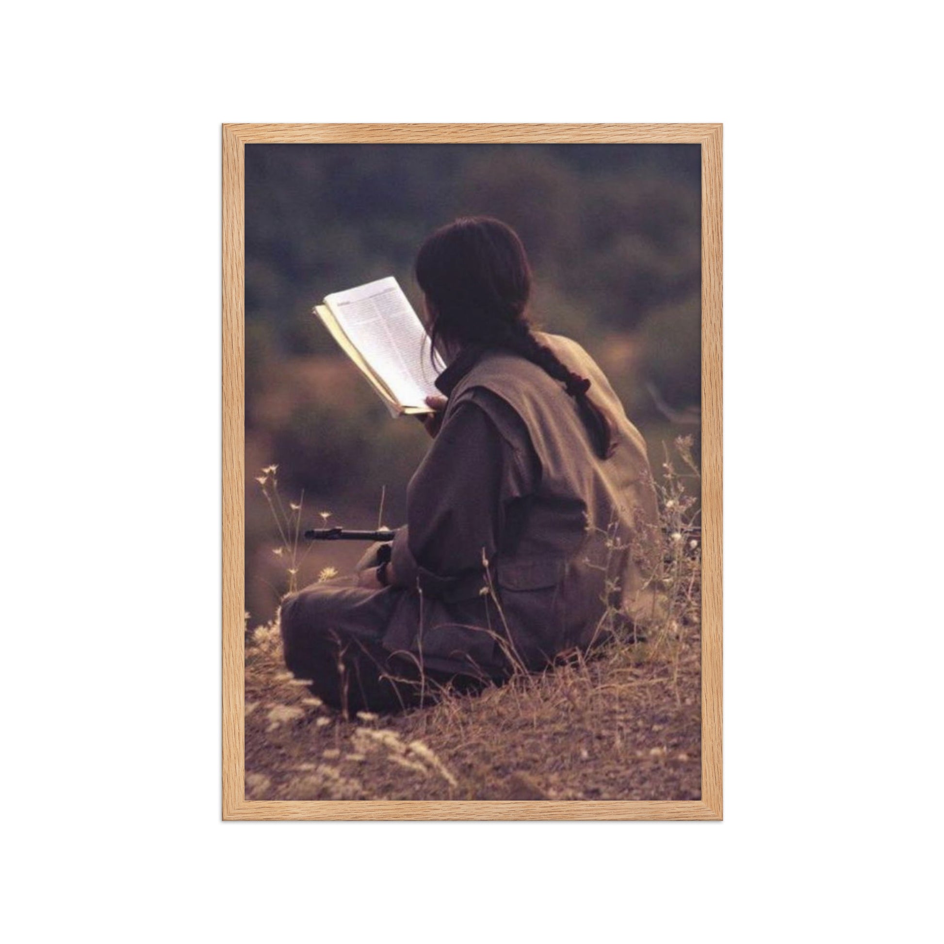 Hewal Kurdish Woman Framed Poster | Matte Art - Kurdish Wall Art Poster | MarsoniPrint