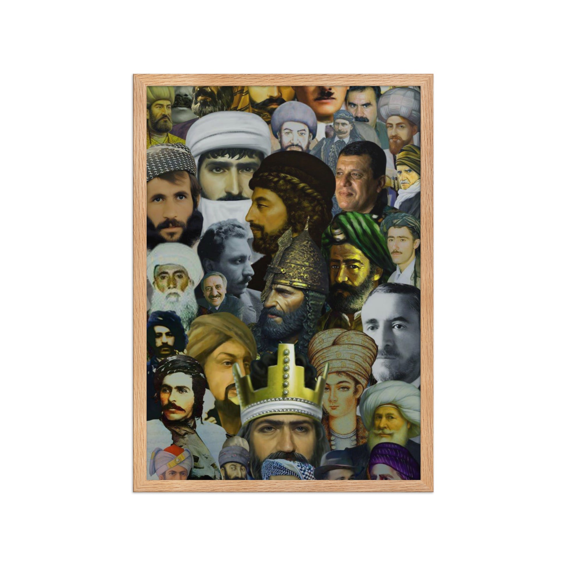 The Kurds Leaders Poster | Framed Kurdish Wall Art - Kurdish Wall Art Poster | MarsoniPrint