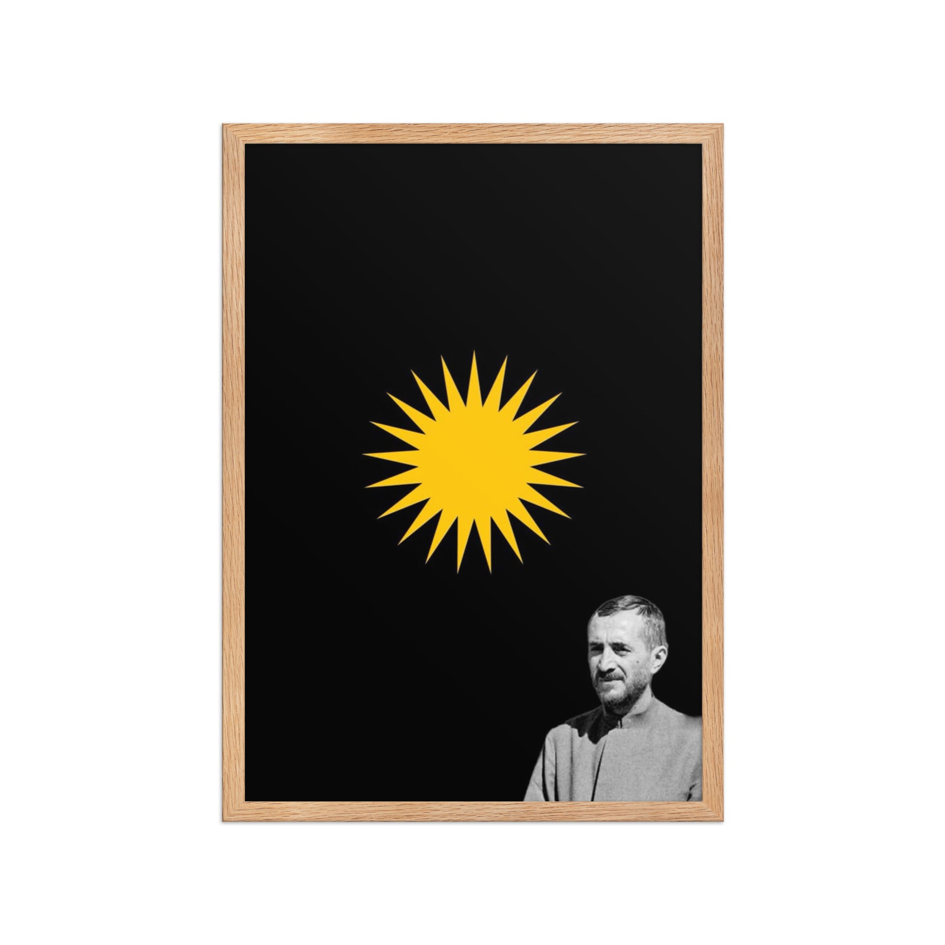 Qazi Muhammad Framed Poster | Kurdish History Art - Kurdish Wall Art Poster | MarsoniPrint