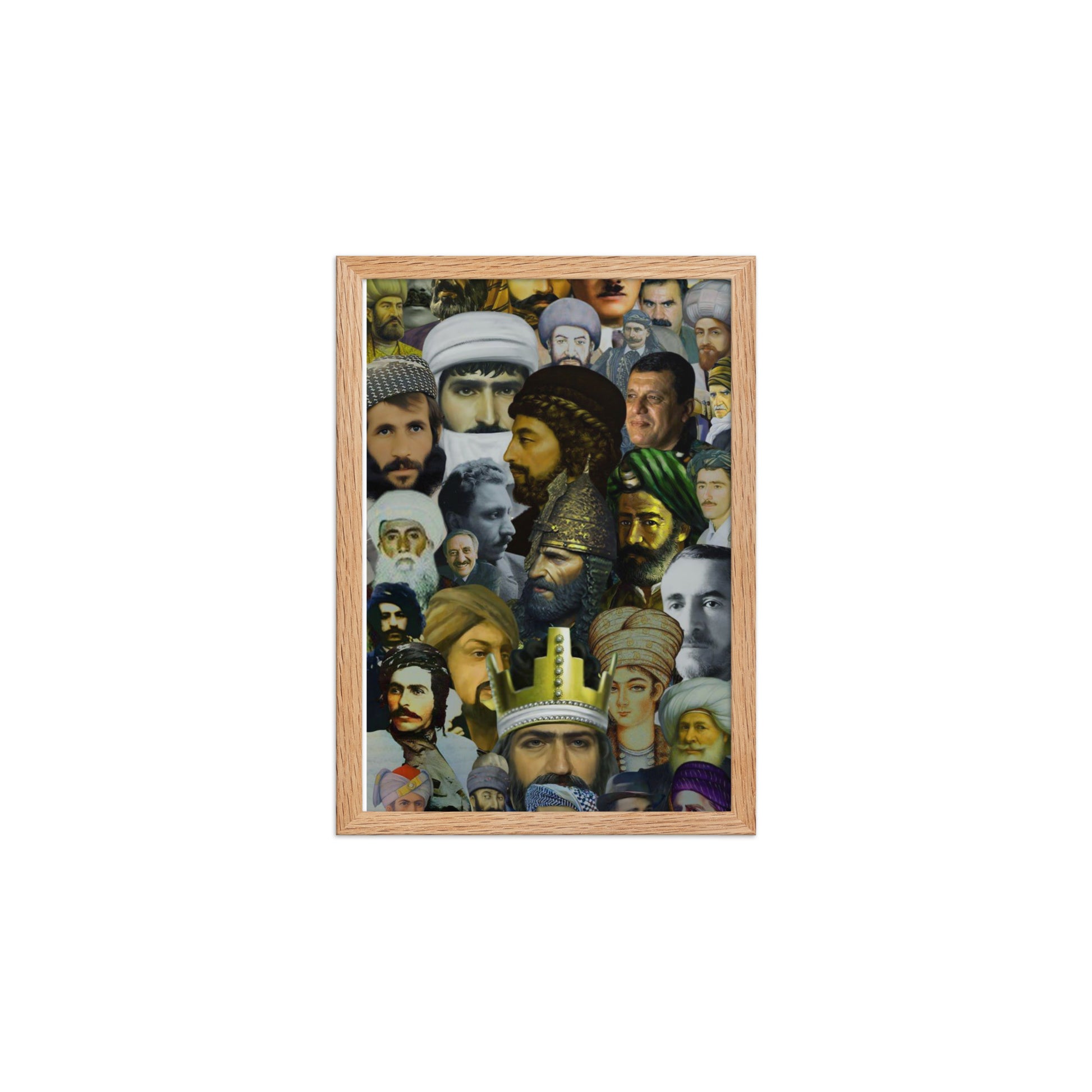 The Kurds Leaders Poster | Framed Kurdish Wall Art - Kurdish Wall Art Poster | MarsoniPrint