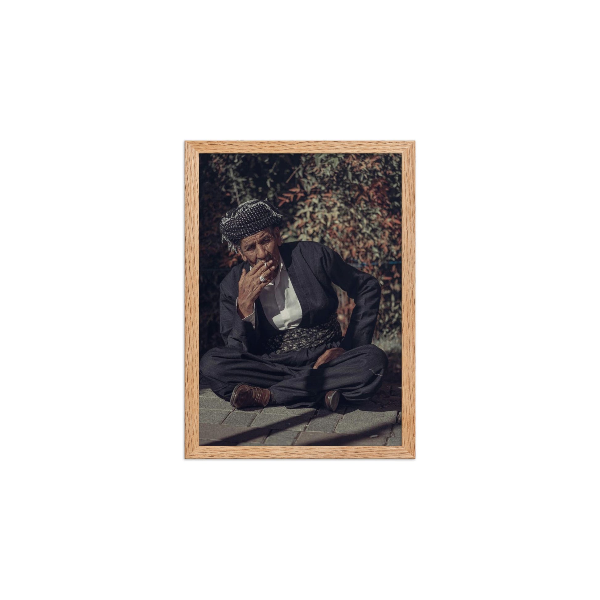 Kurdish Man Framed Poster | Cultural Portrait Art - Kurdish Wall Art Poster | MarsoniPrint