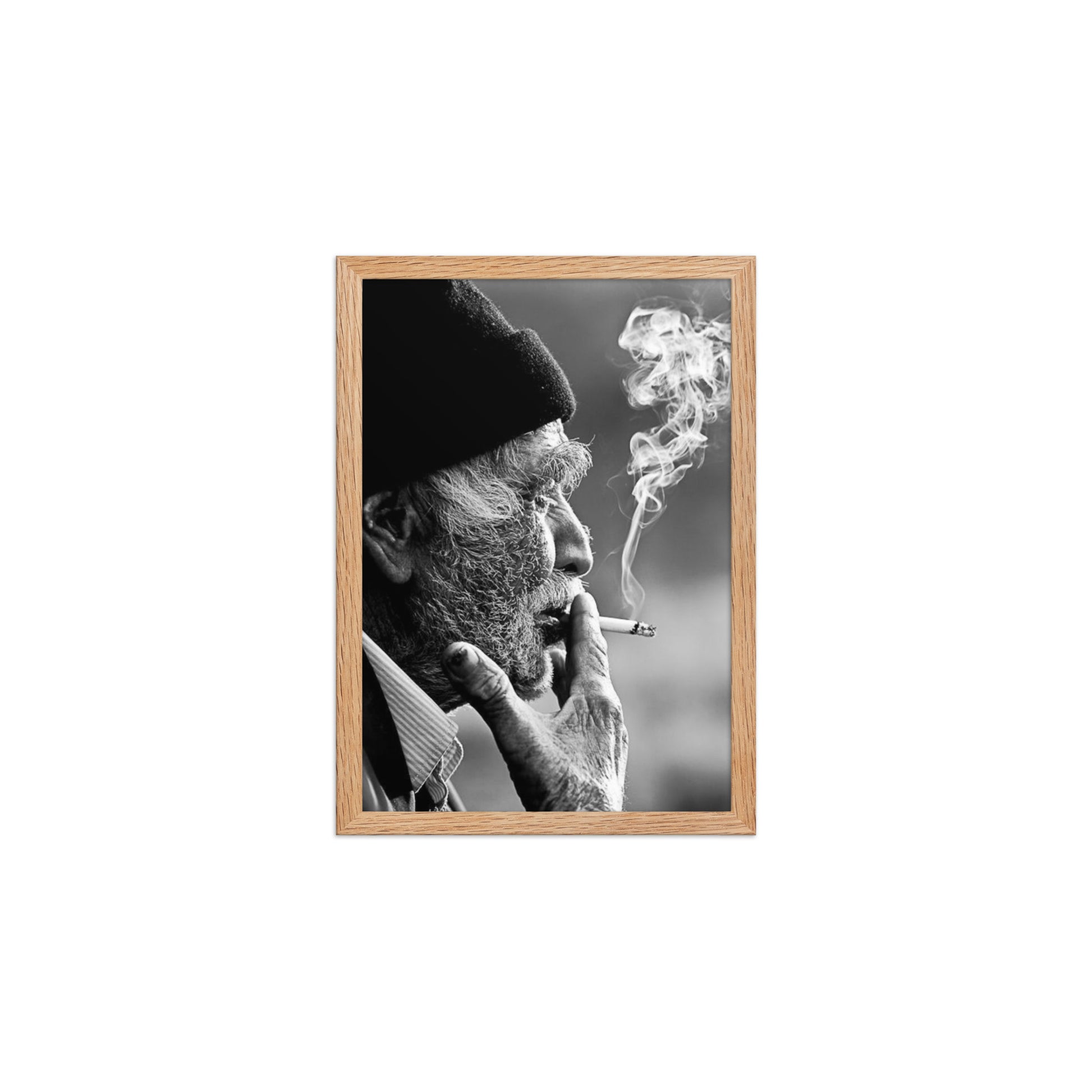 Old Kurdish Man Framed Poster | Heritage Portrait - Kurdish Wall Art Poster | MarsoniPrint
