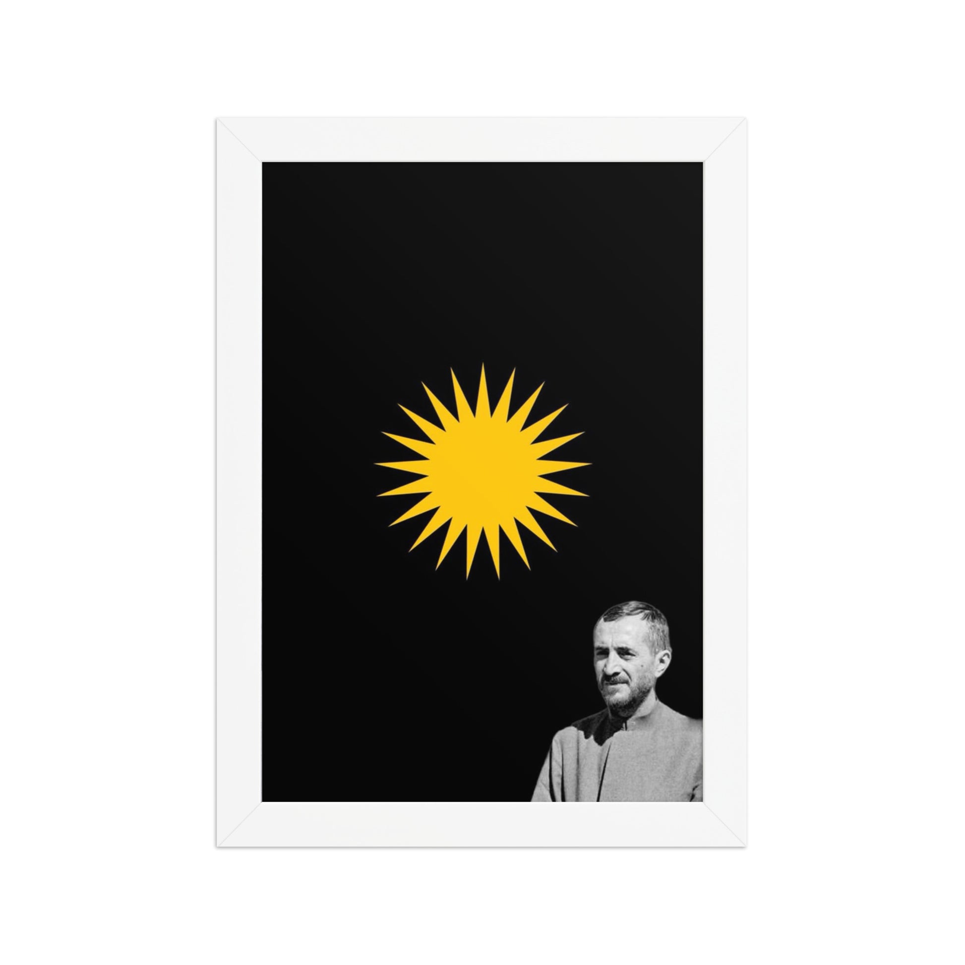 Qazi Muhammad Framed Poster | Kurdish History Art - Kurdish Wall Art Poster | MarsoniPrint