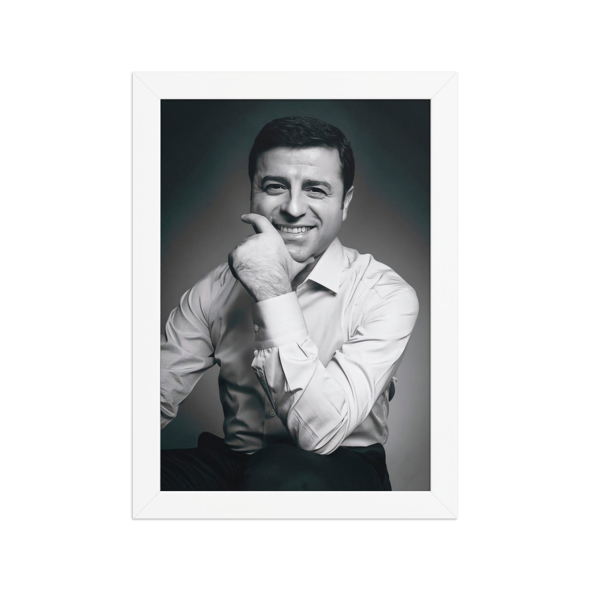 Selahattin Demirtas Framed Poster | Kurdish Identity Wall Art - Kurdish Wall Art Poster | MarsoniPrint