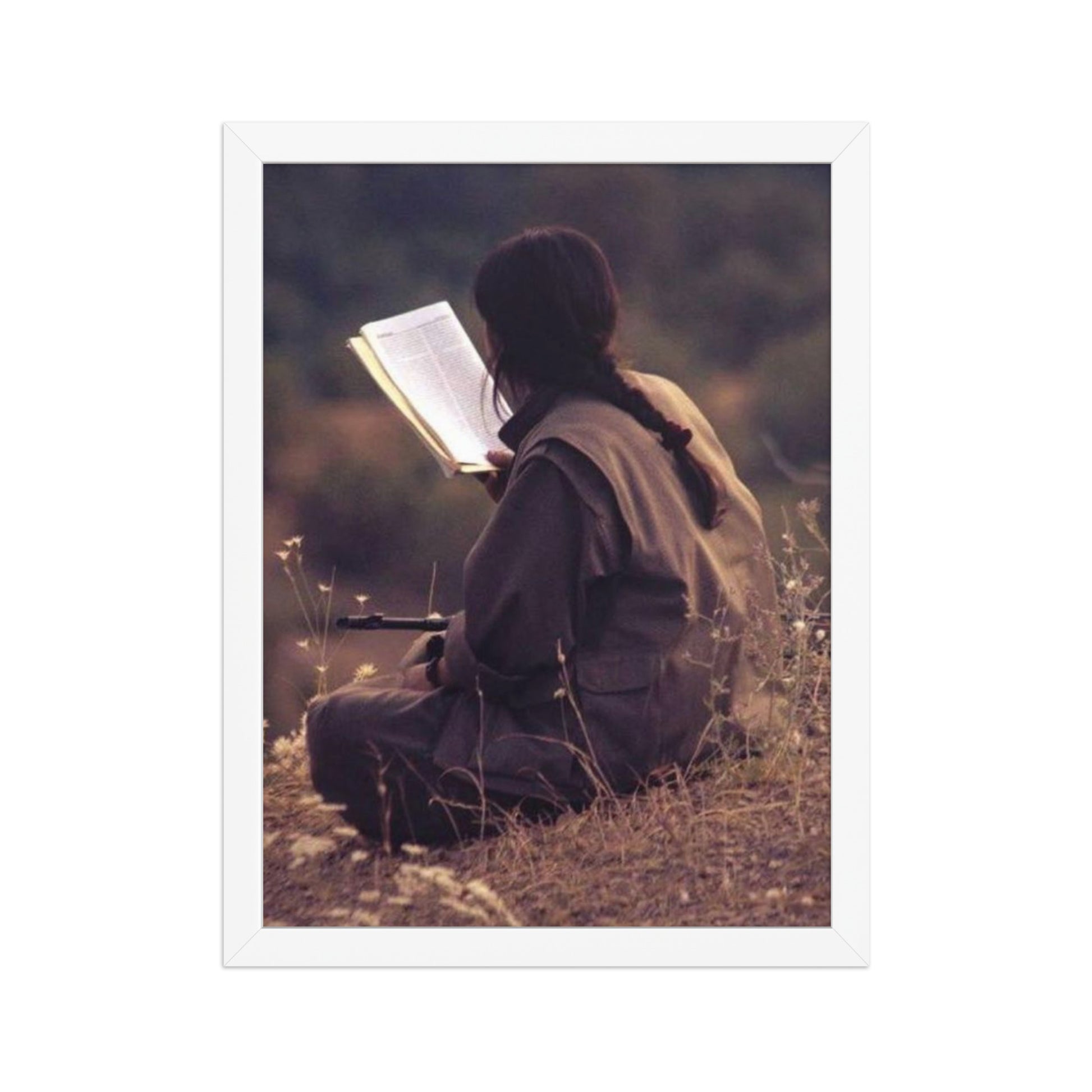 Hewal Kurdish Woman Framed Poster | Matte Art - Kurdish Wall Art Poster | MarsoniPrint