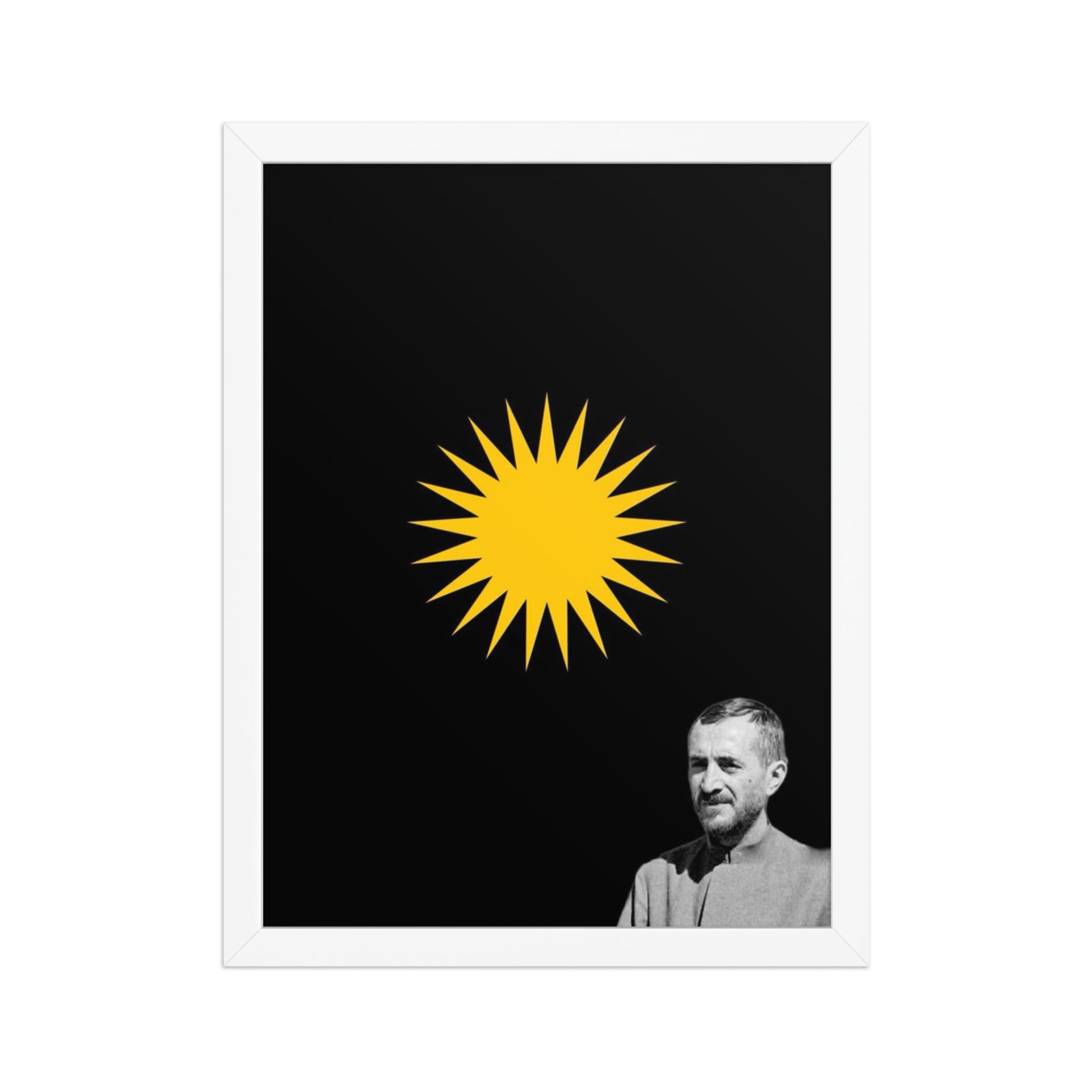 Qazi Muhammad Framed Poster | Kurdish History Art - Kurdish Wall Art Poster | MarsoniPrint