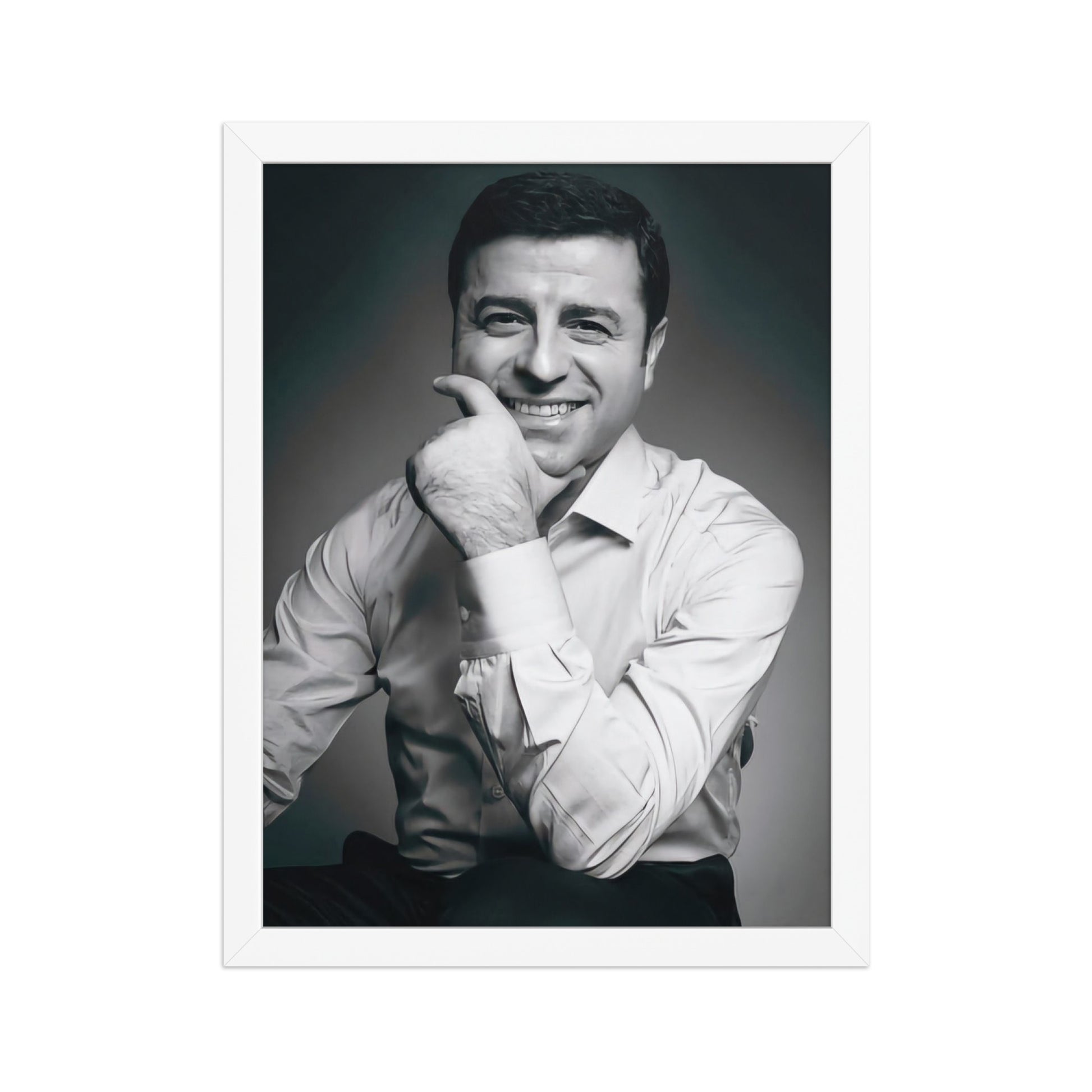 Selahattin Demirtas Framed Poster | Kurdish Identity Wall Art - Kurdish Wall Art Poster | MarsoniPrint