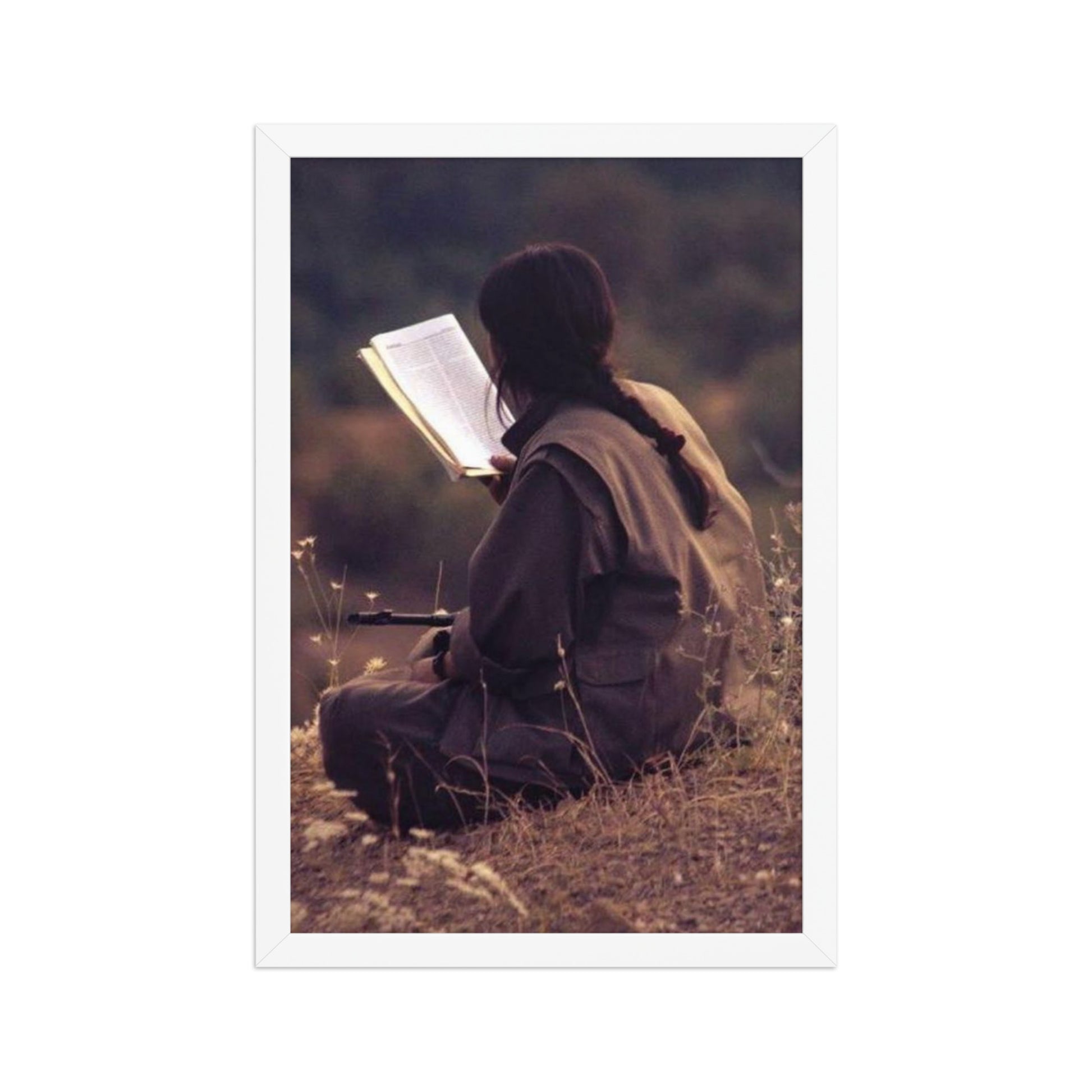Hewal Kurdish Woman Framed Poster | Matte Art - Kurdish Wall Art Poster | MarsoniPrint