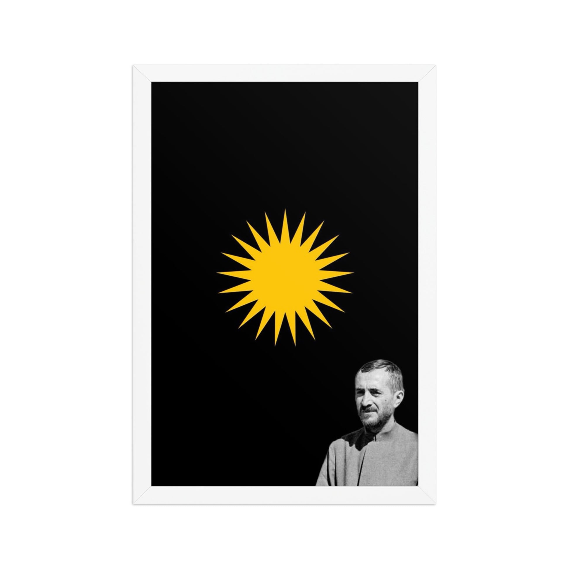 Qazi Muhammad Framed Poster | Kurdish History Art - Kurdish Wall Art Poster | MarsoniPrint