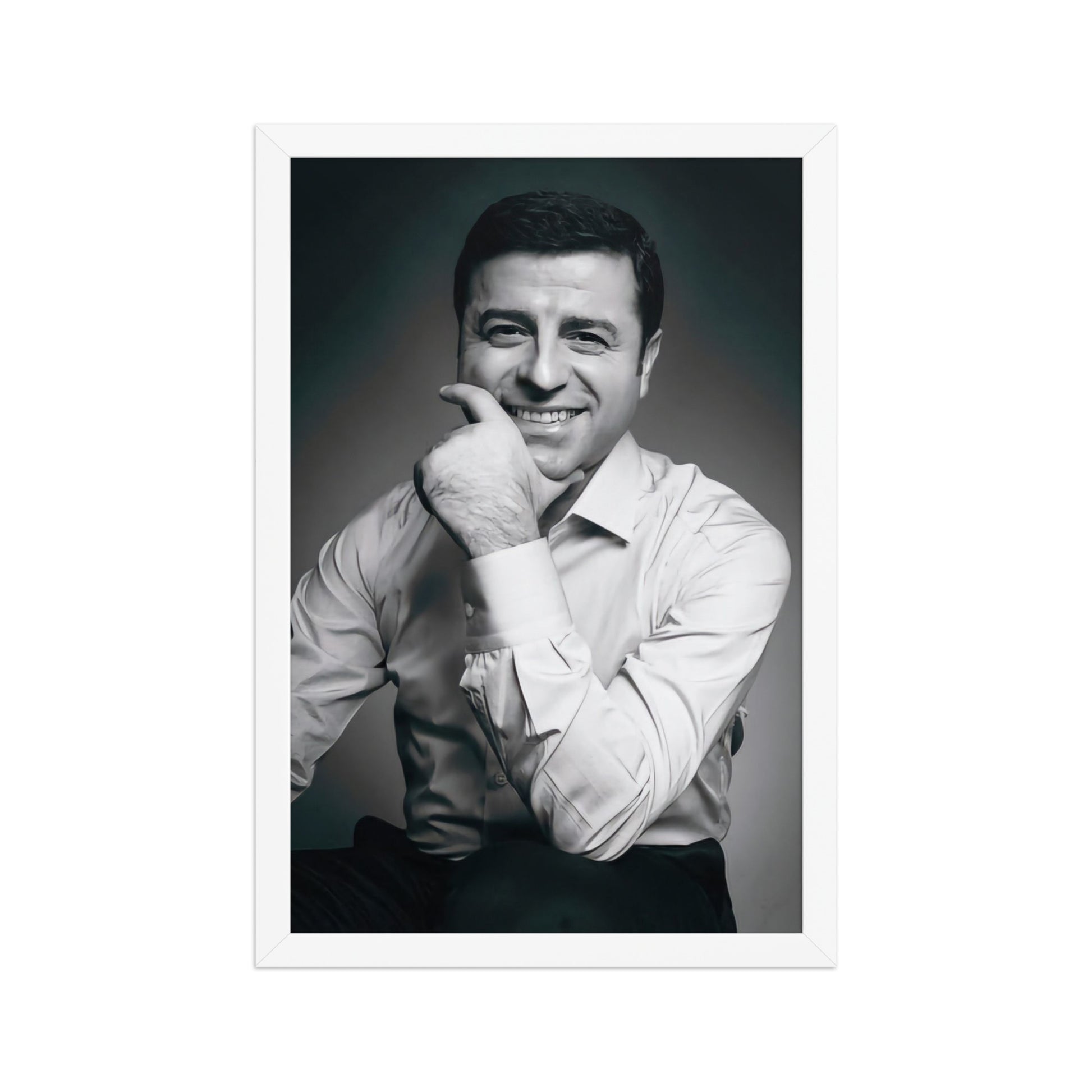 Selahattin Demirtas Framed Poster | Kurdish Identity Wall Art - Kurdish Wall Art Poster | MarsoniPrint