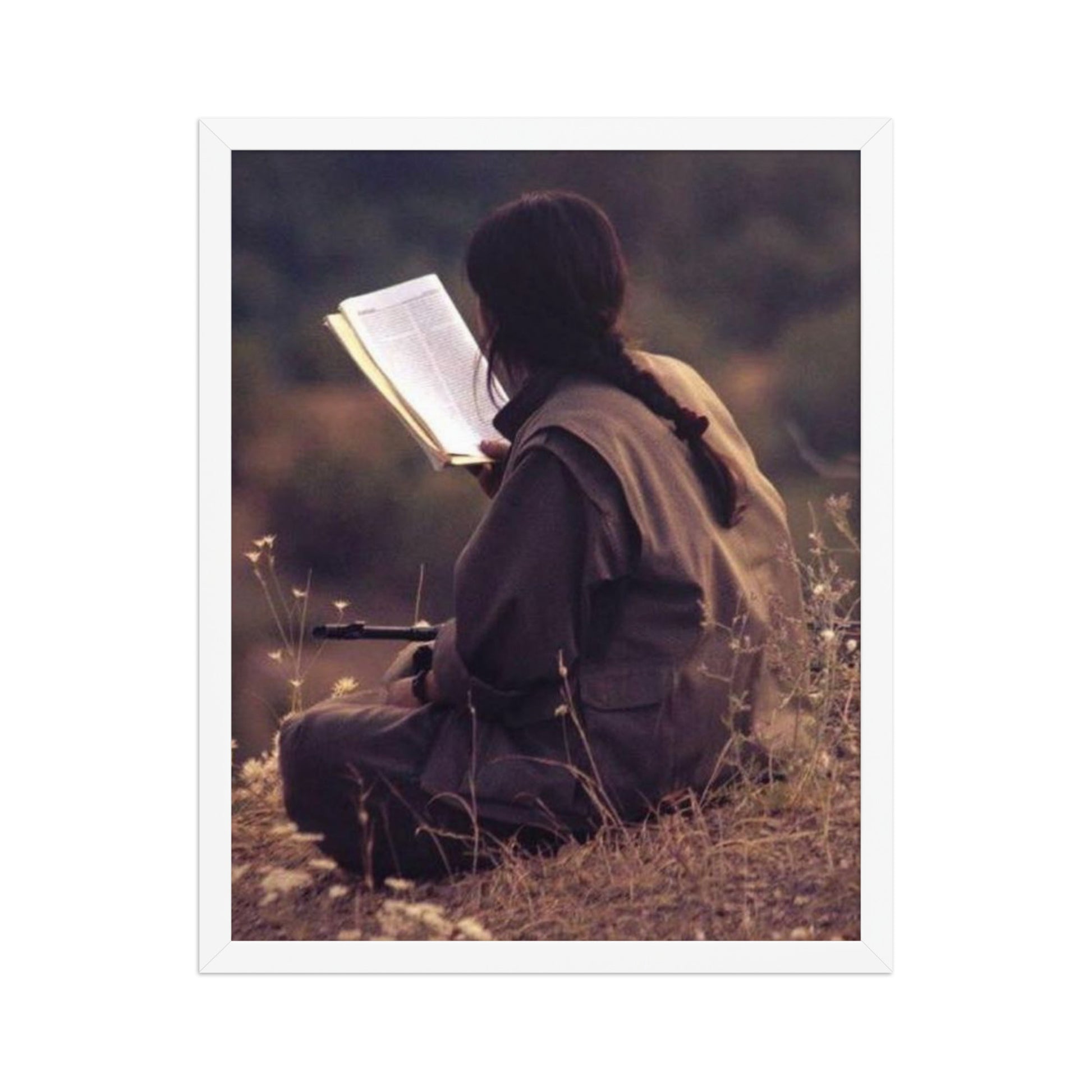 Hewal Kurdish Woman Framed Poster | Matte Art - Kurdish Wall Art Poster | MarsoniPrint