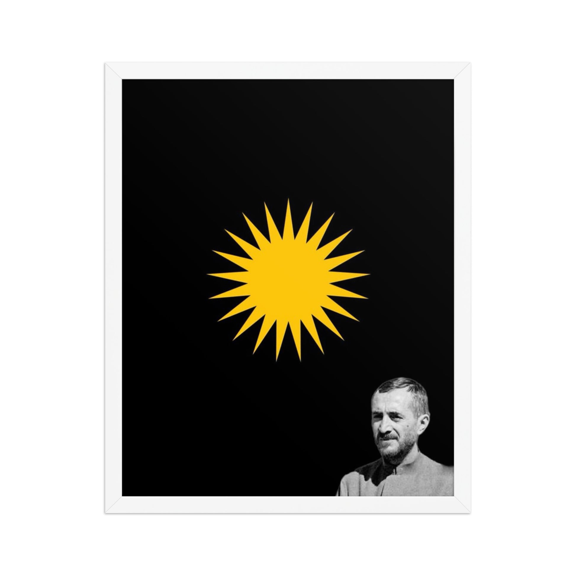 Qazi Muhammad Framed Poster | Kurdish History Art - Kurdish Wall Art Poster | MarsoniPrint
