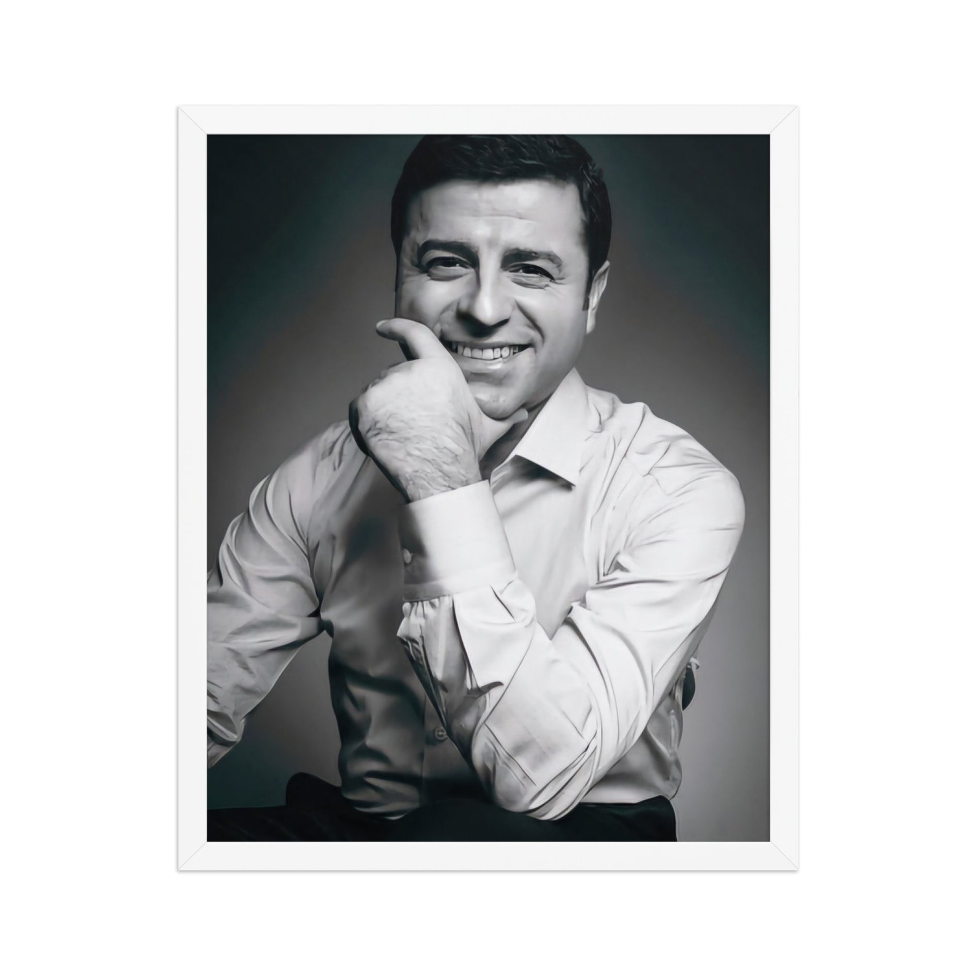 Selahattin Demirtas Framed Poster | Kurdish Identity Wall Art - Kurdish Wall Art Poster | MarsoniPrint