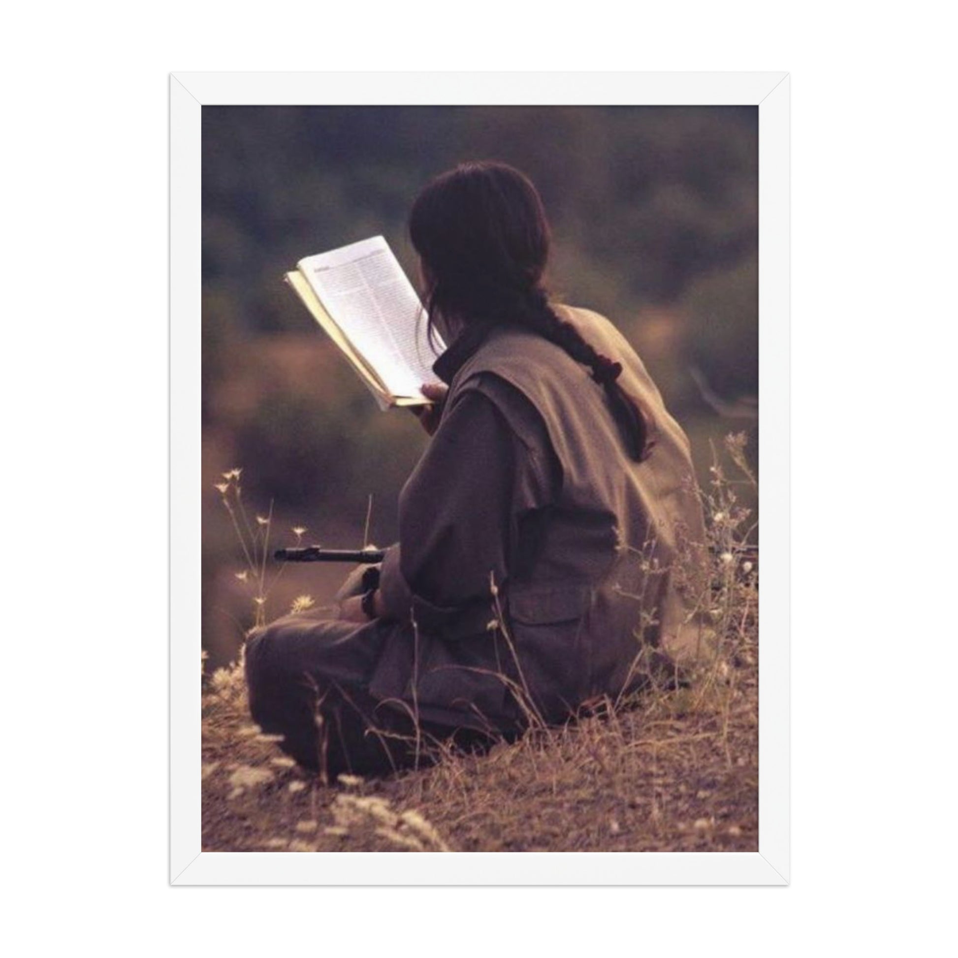 Hewal Kurdish Woman Framed Poster | Matte Art - Kurdish Wall Art Poster | MarsoniPrint