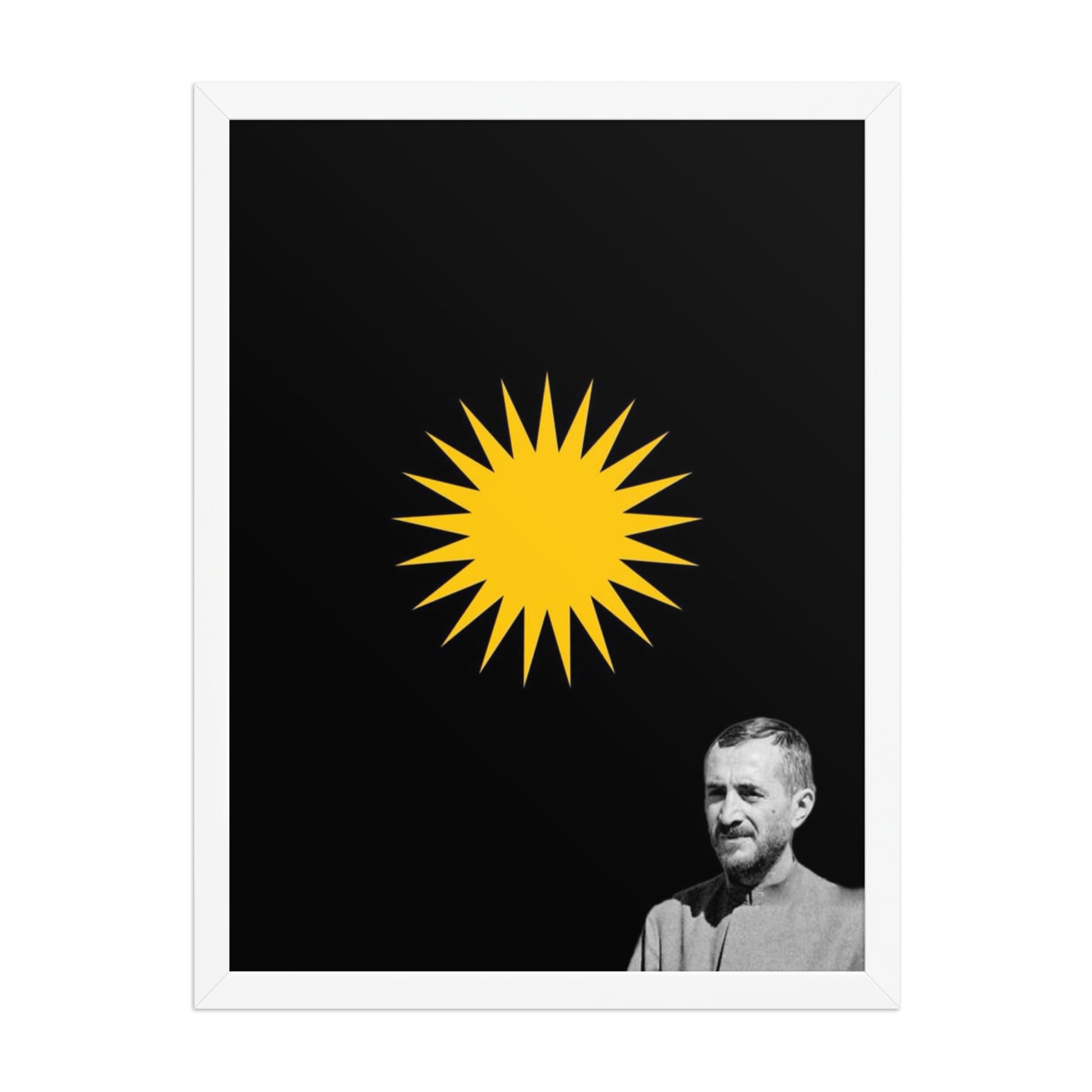 Qazi Muhammad Framed Poster | Kurdish History Art - Kurdish Wall Art Poster | MarsoniPrint