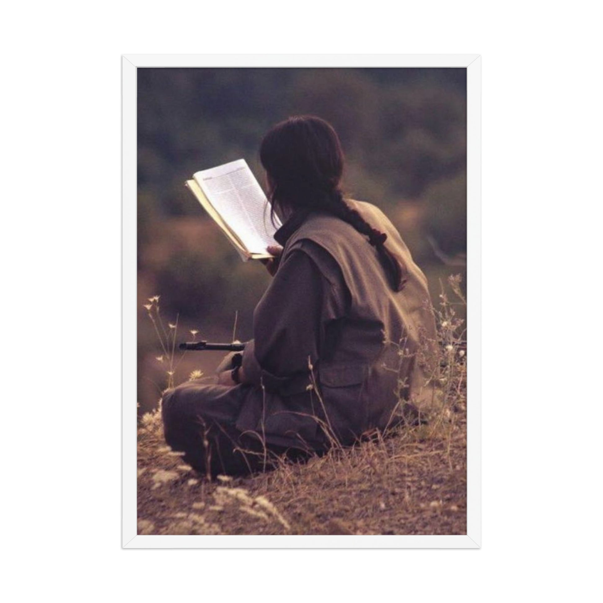 Hewal Kurdish Woman Framed Poster | Matte Art - Kurdish Wall Art Poster | MarsoniPrint