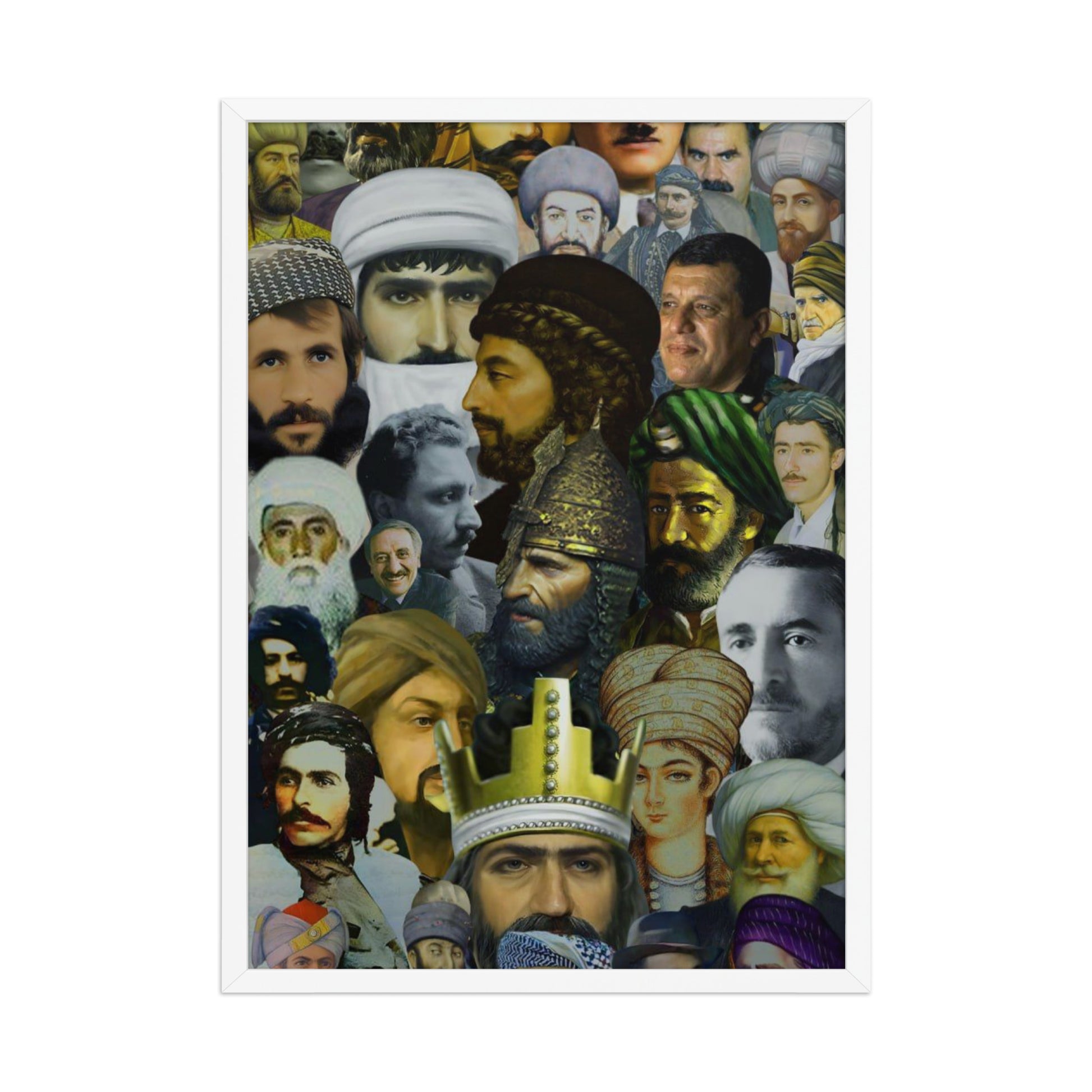 The Kurds Leaders Poster | Framed Kurdish Wall Art - Kurdish Wall Art Poster | MarsoniPrint
