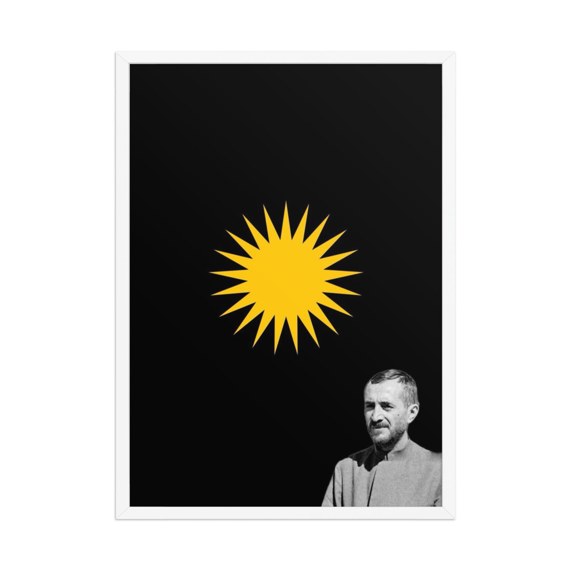 Qazi Muhammad Framed Poster | Kurdish History Art - Kurdish Wall Art Poster | MarsoniPrint