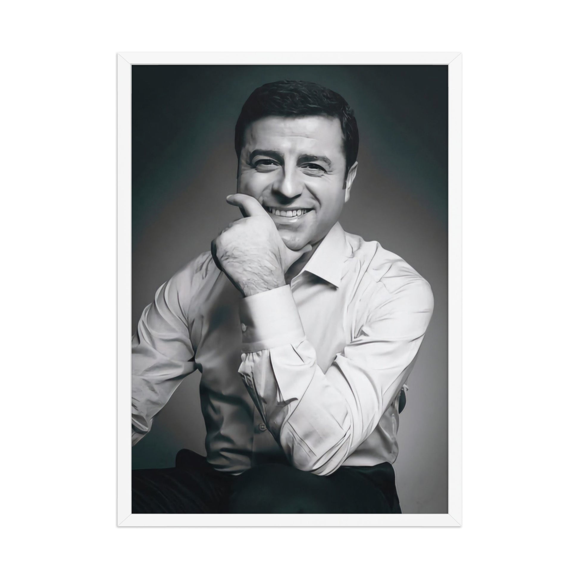 Selahattin Demirtas Framed Poster | Kurdish Identity Wall Art - Kurdish Wall Art Poster | MarsoniPrint