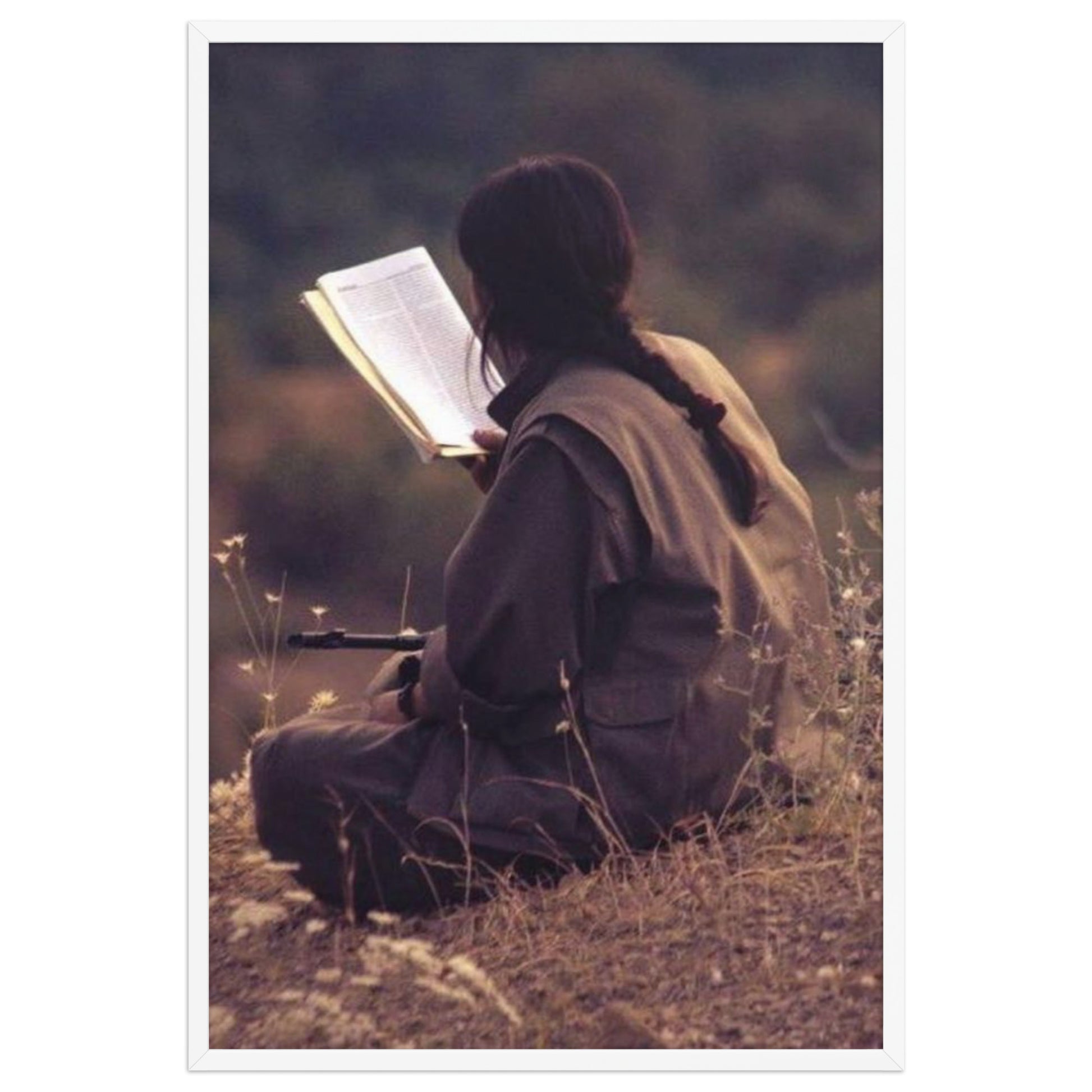 Hewal Kurdish Woman Framed Poster | Matte Art - Kurdish Wall Art Poster | MarsoniPrint
