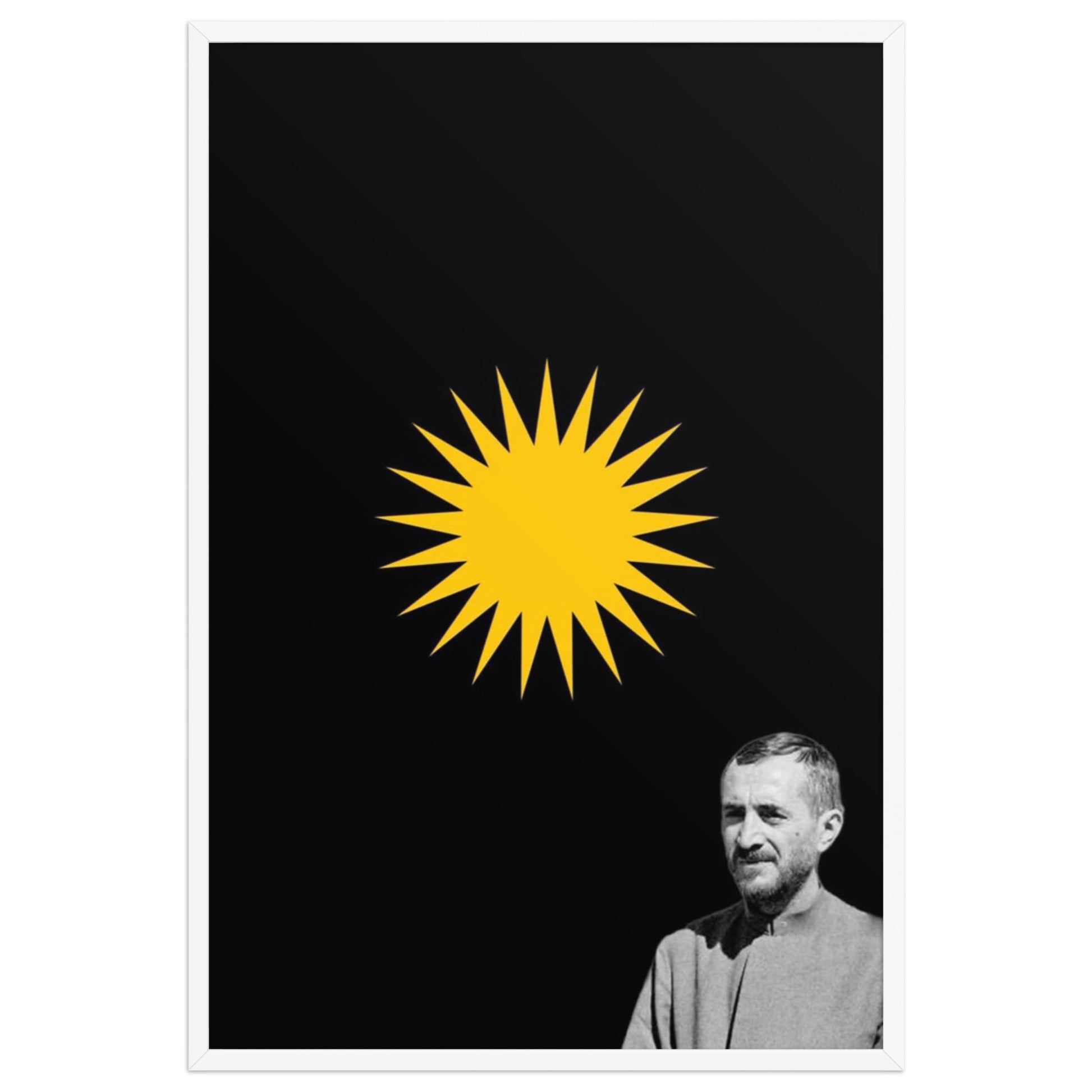 Qazi Muhammad Framed Poster | Kurdish History Art - Kurdish Wall Art Poster | MarsoniPrint
