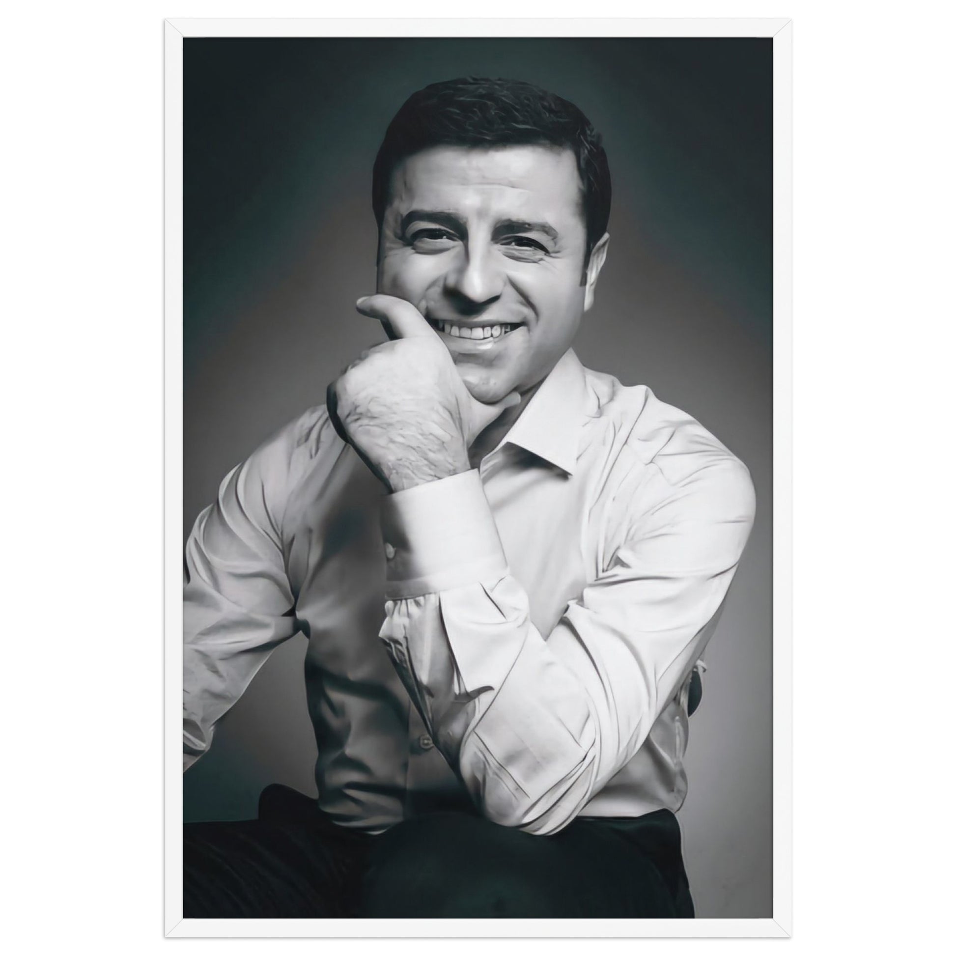 Selahattin Demirtas Framed Poster | Kurdish Identity Wall Art - Kurdish Wall Art Poster | MarsoniPrint