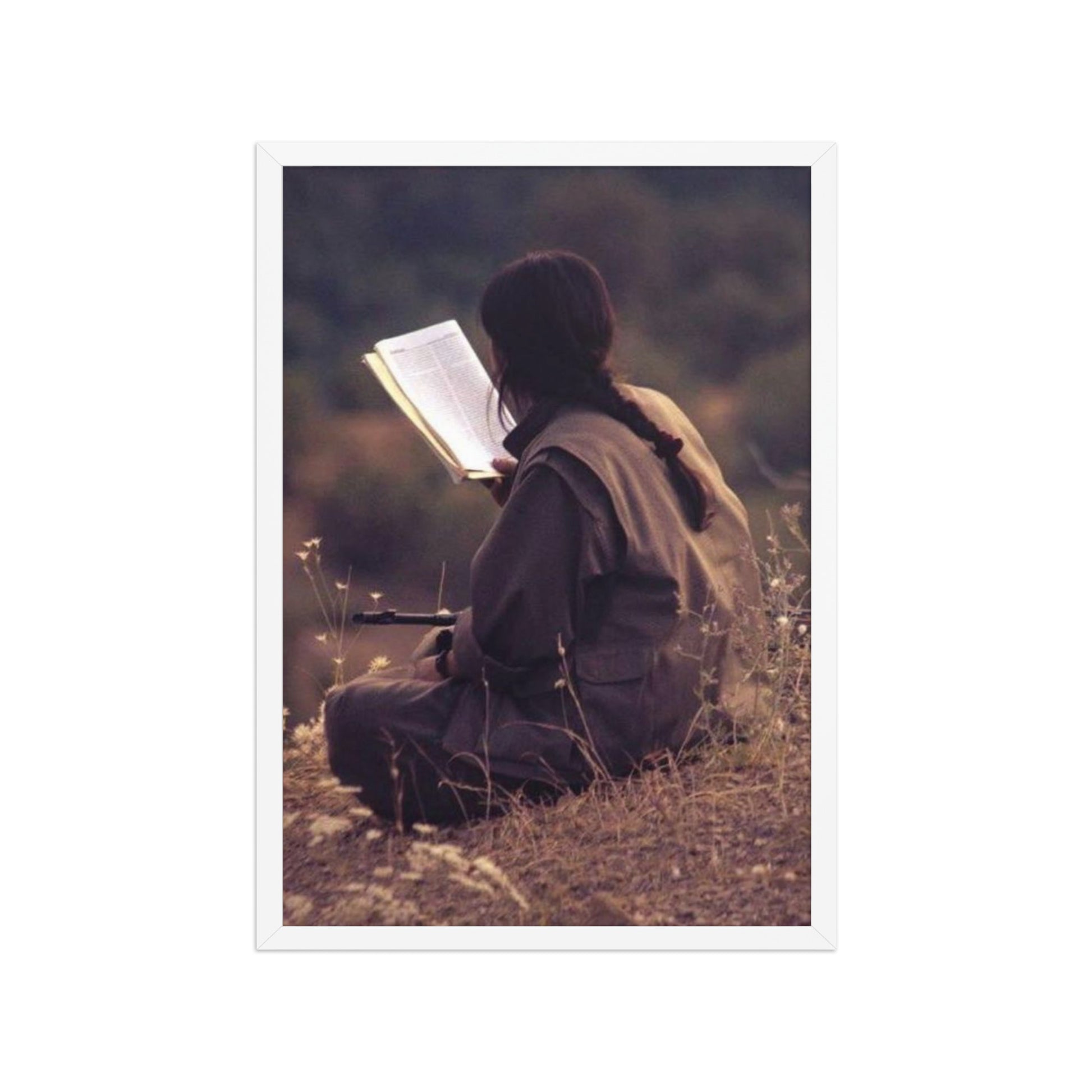 Hewal Kurdish Woman Framed Poster | Matte Art - Kurdish Wall Art Poster | MarsoniPrint