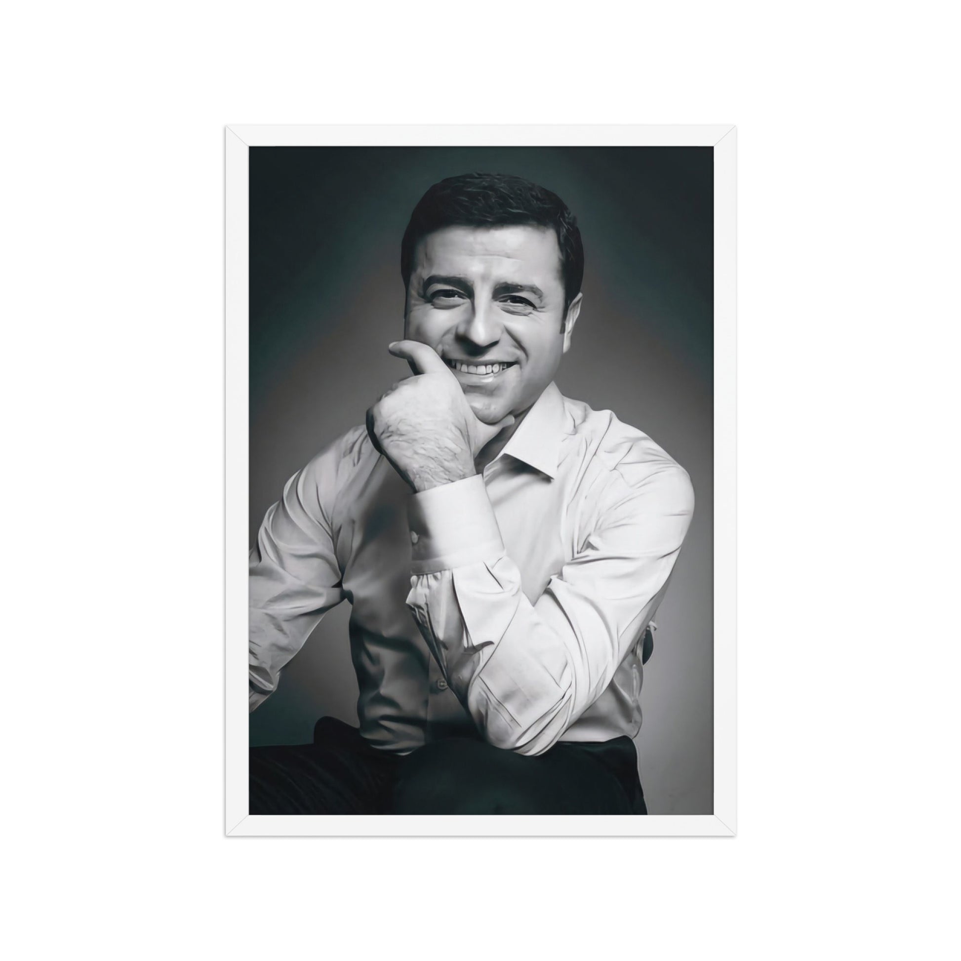 Selahattin Demirtas Framed Poster | Kurdish Identity Wall Art - Kurdish Wall Art Poster | MarsoniPrint