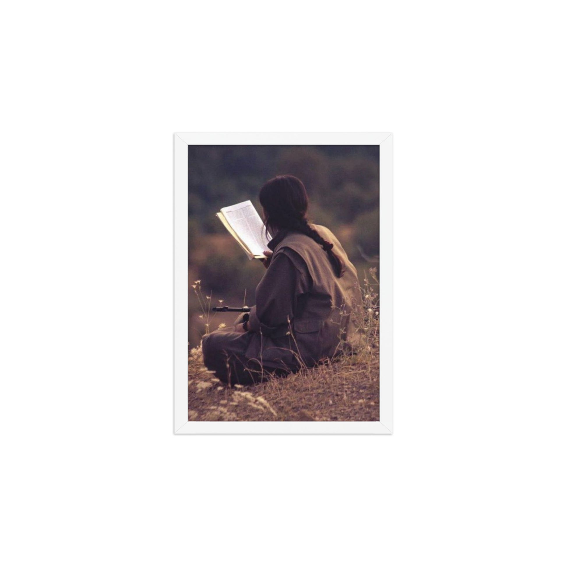 Hewal Kurdish Woman Framed Poster | Matte Art - Kurdish Wall Art Poster | MarsoniPrint