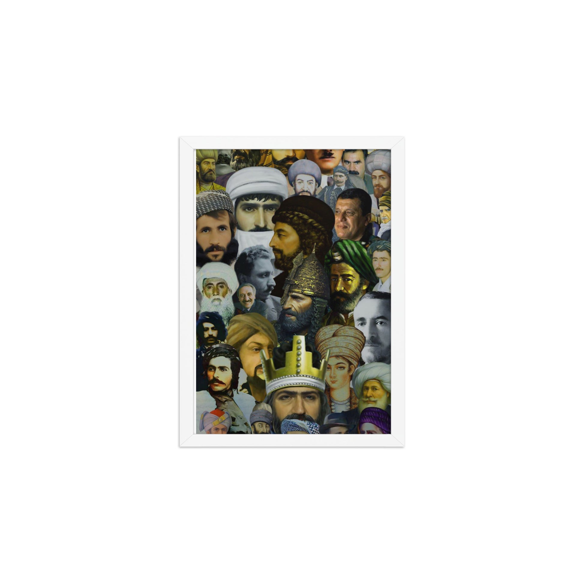 The Kurds Leaders Poster | Framed Kurdish Wall Art - Kurdish Wall Art Poster | MarsoniPrint