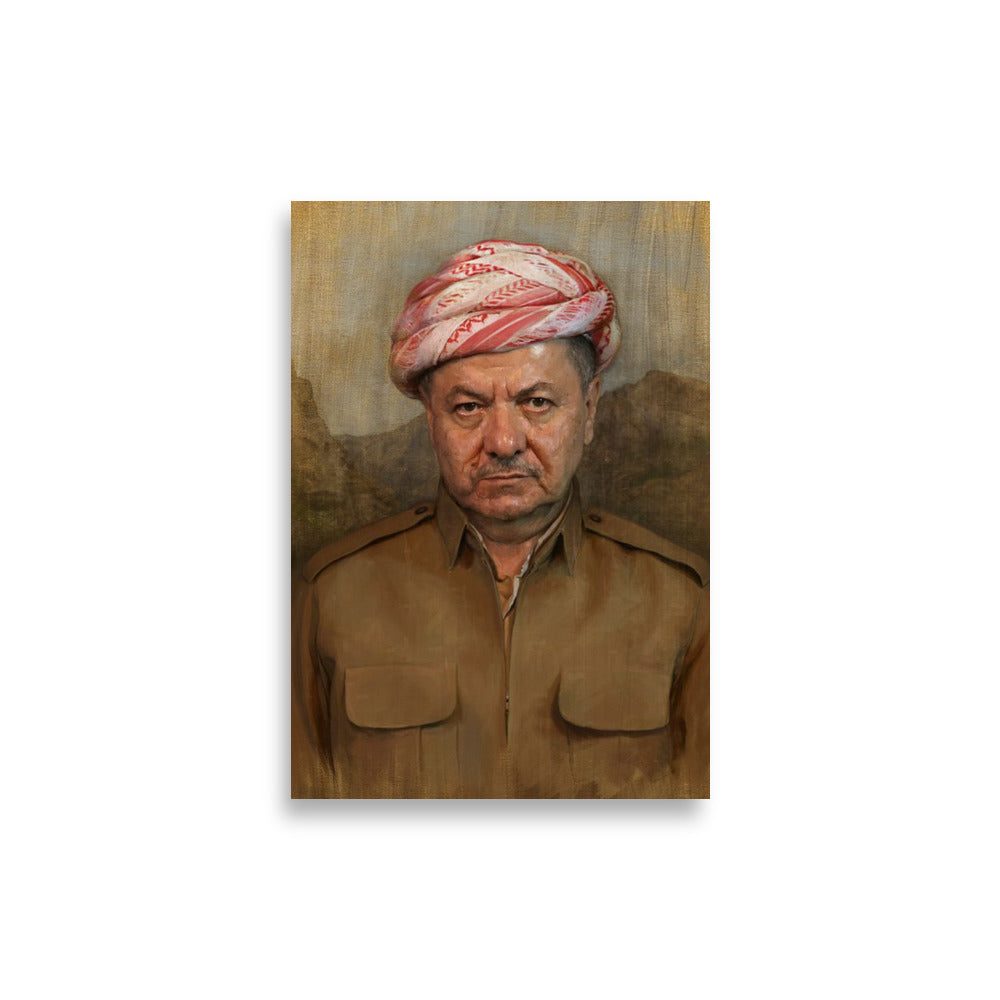 Barzani Poster | Kurdish Heritage Wall Art - Kurdish Wall Art Poster | MarsoniPrint