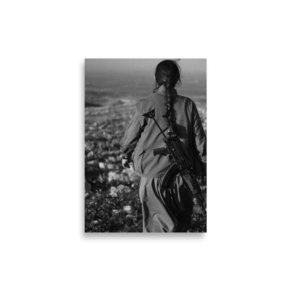 Hewal Poster | Kurdish Women Resistance Wall Art - Kurdish Wall Art Poster | MarsoniPrint