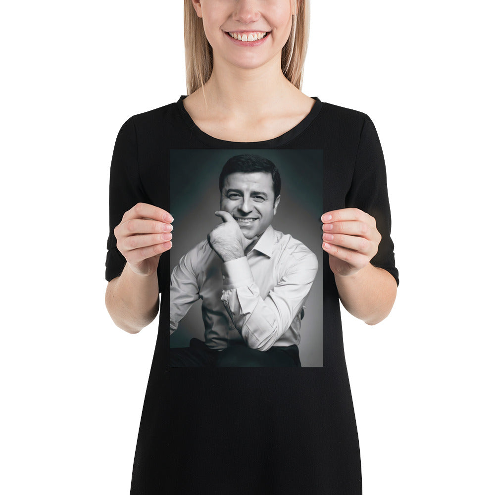 Selahattin Demirtas Poster | Kurdish Identity Wall Art - Kurdish Wall Art Poster | MarsoniPrint