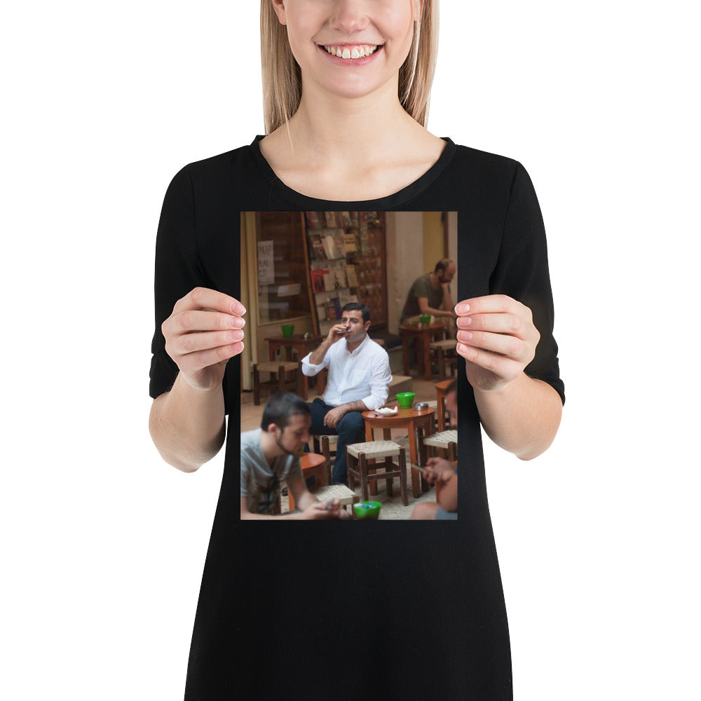 Selahattin Demirtas 2+2=1 Poster | Kurdish Unity Wall Art - Kurdish Wall Art Poster | MarsoniPrint