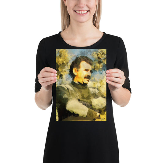 Abdullah Ocalan APO Poster | Kurdish Identity Wall Art - Kurdish Wall Art Poster | MarsoniPrint